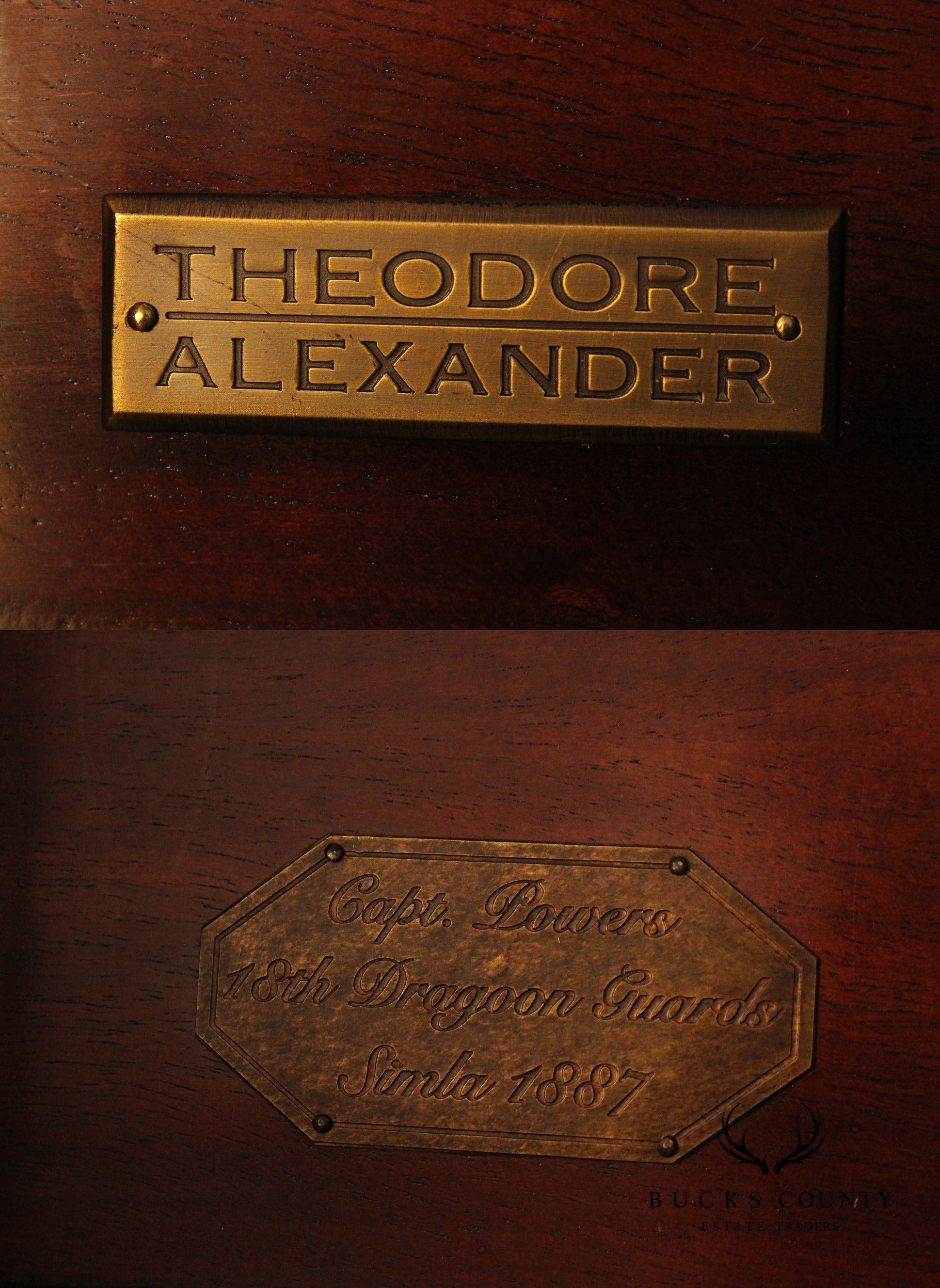 Theodore Alexander Campaign Style 'Subaltern's Chest' File Cabinet