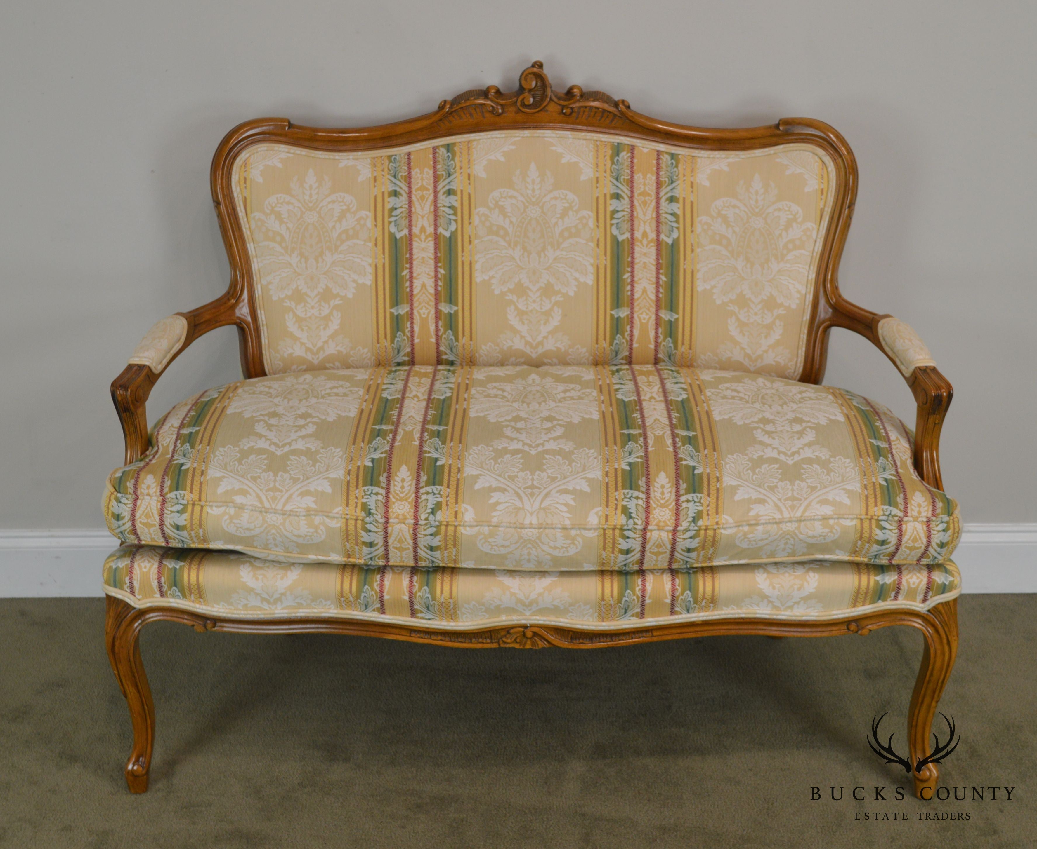 French Louis XV Style Settee by Century