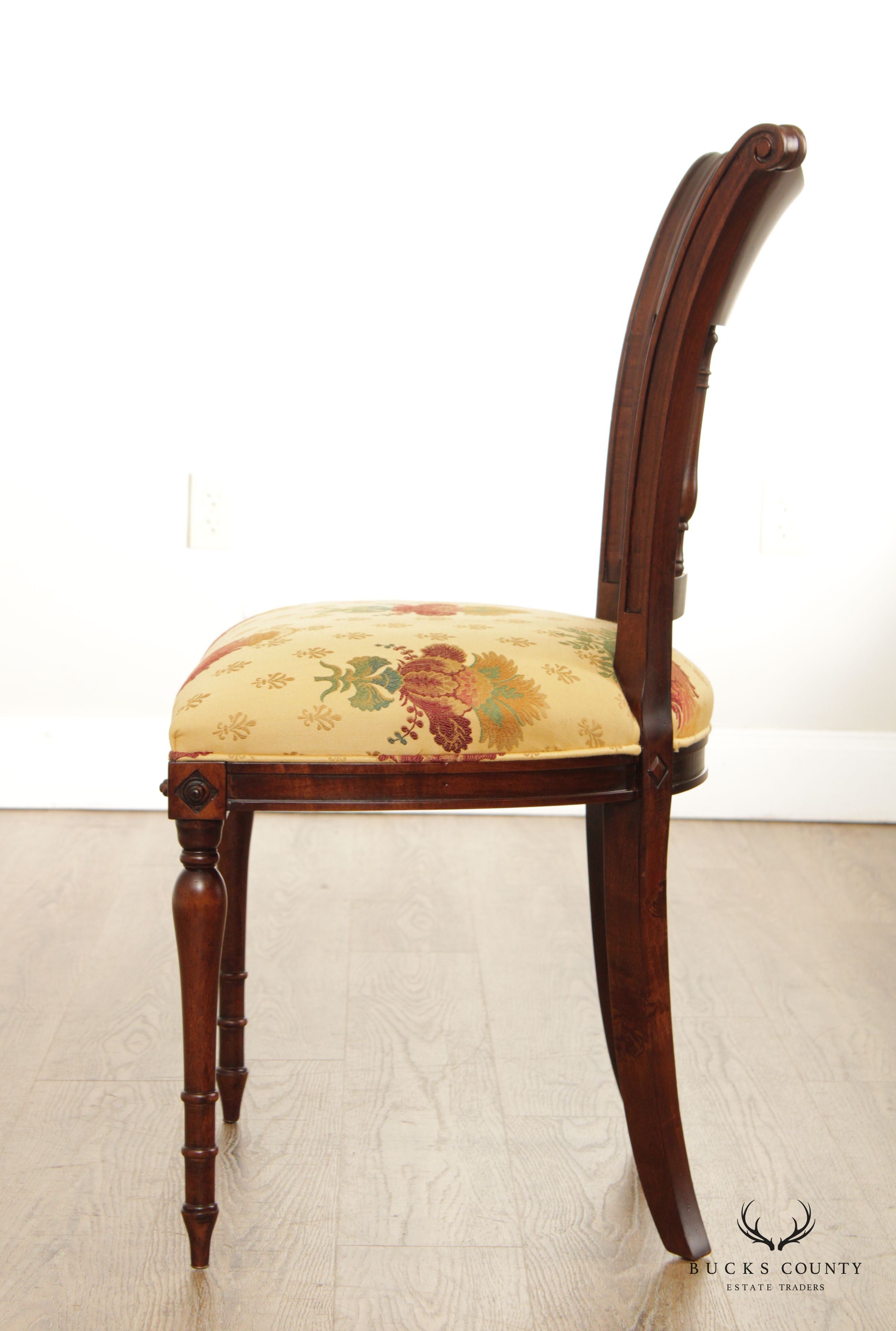 Hickory Chair Co. Regency Style Mahogany Side Chair