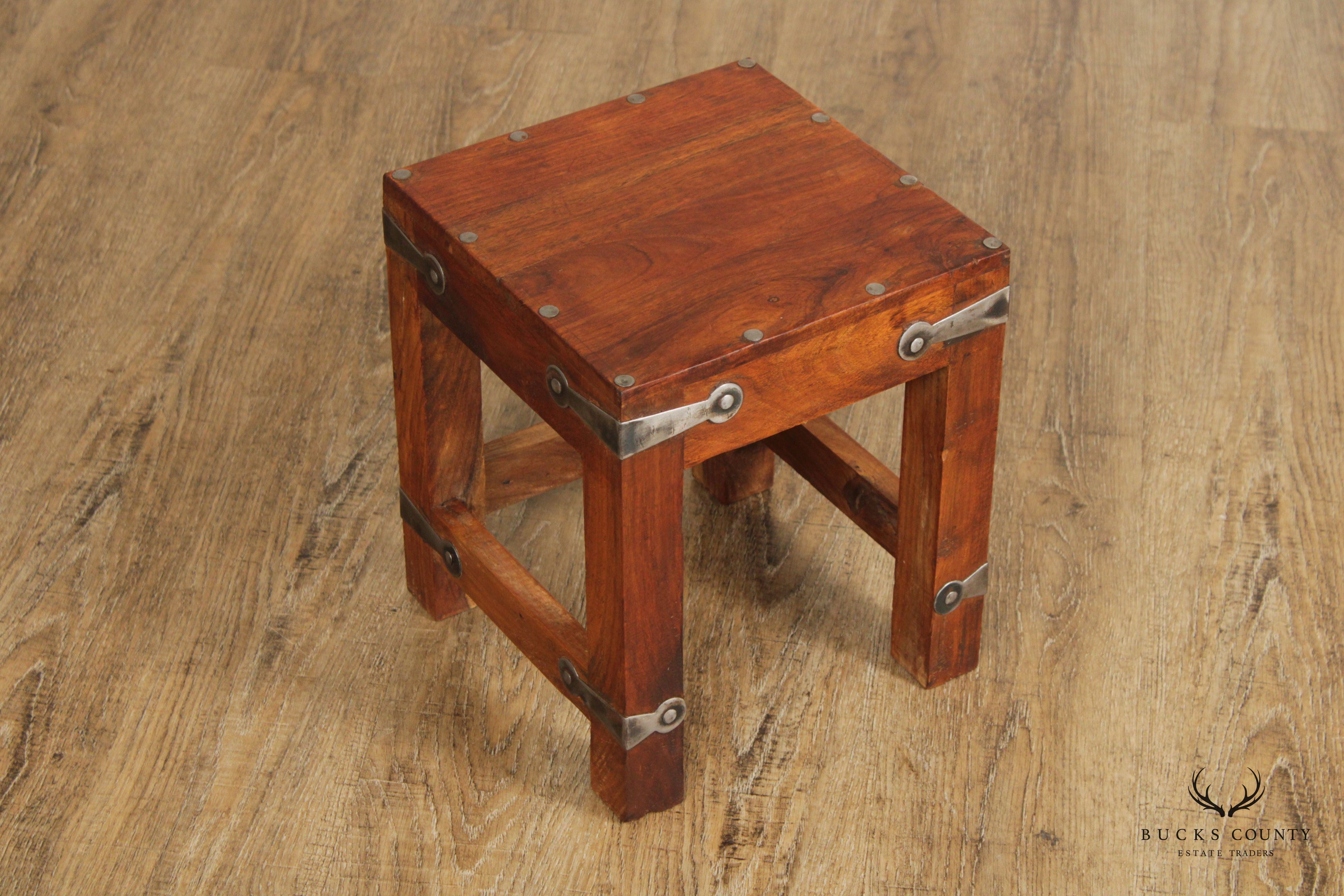 SPANISH COLONIAL STYLE SET OF 3  SOLID HARDWOOD NESTING TABLES