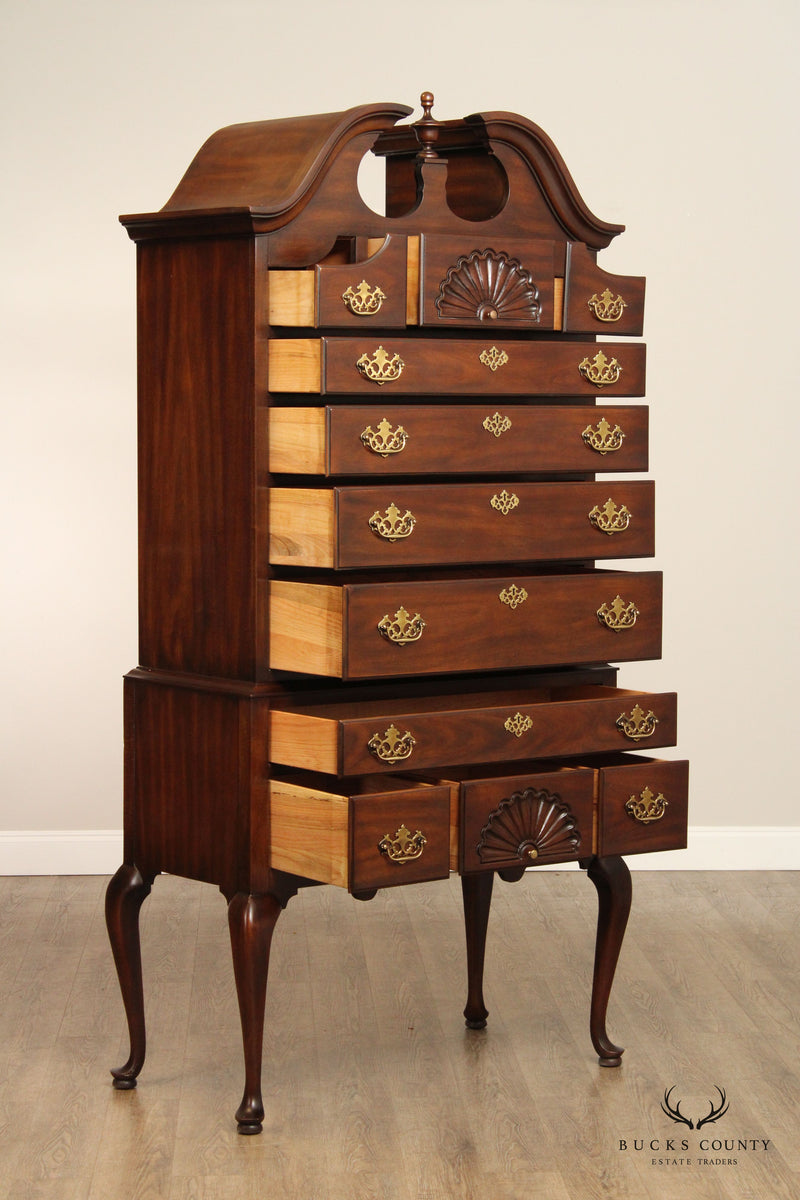 DREXEL 18TH CENTURY COLLECTION QUEEN ANNE TWO PIECE MAHOGANY HIGHBOY