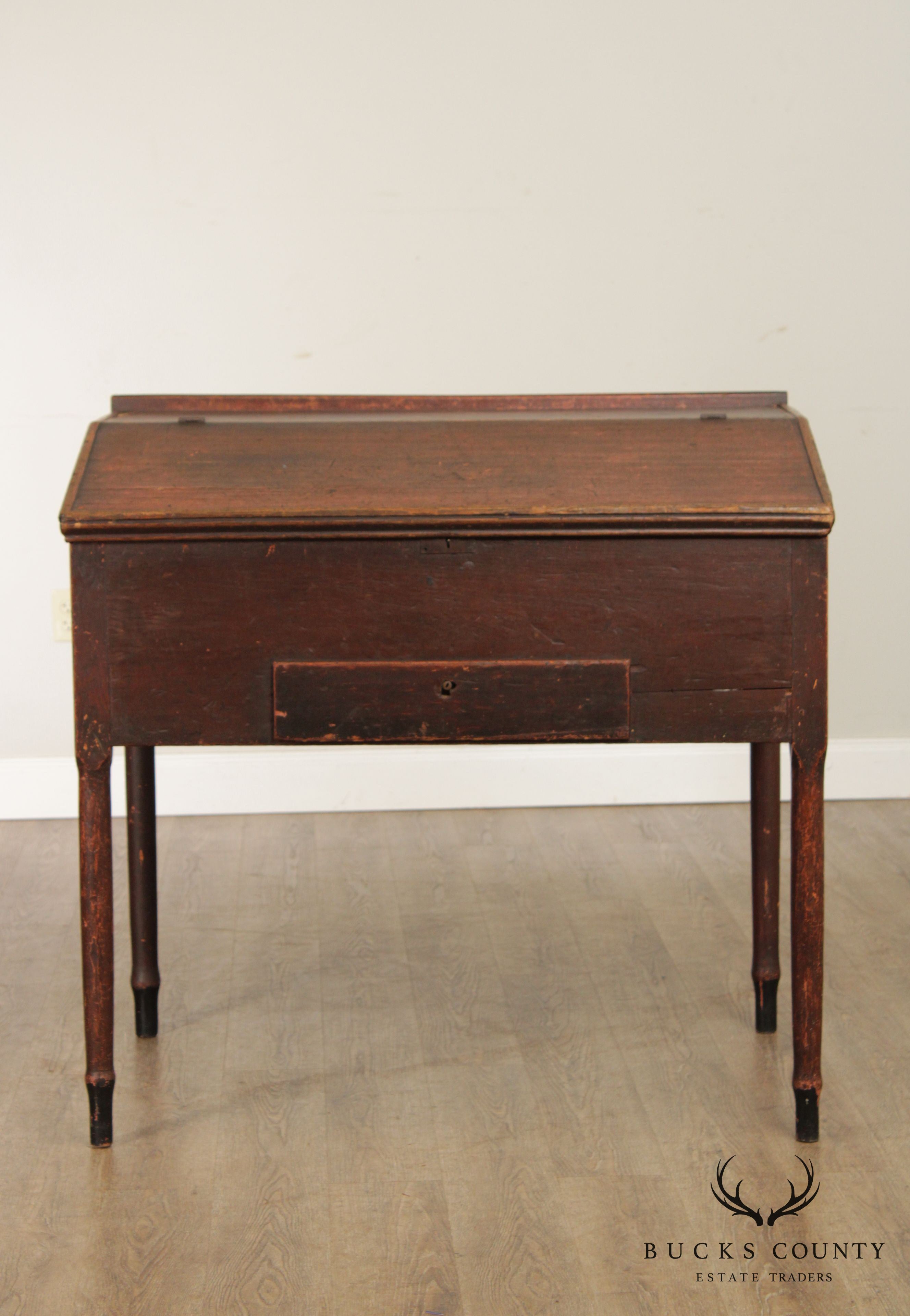 Antique Early American Secretary Writing Desk