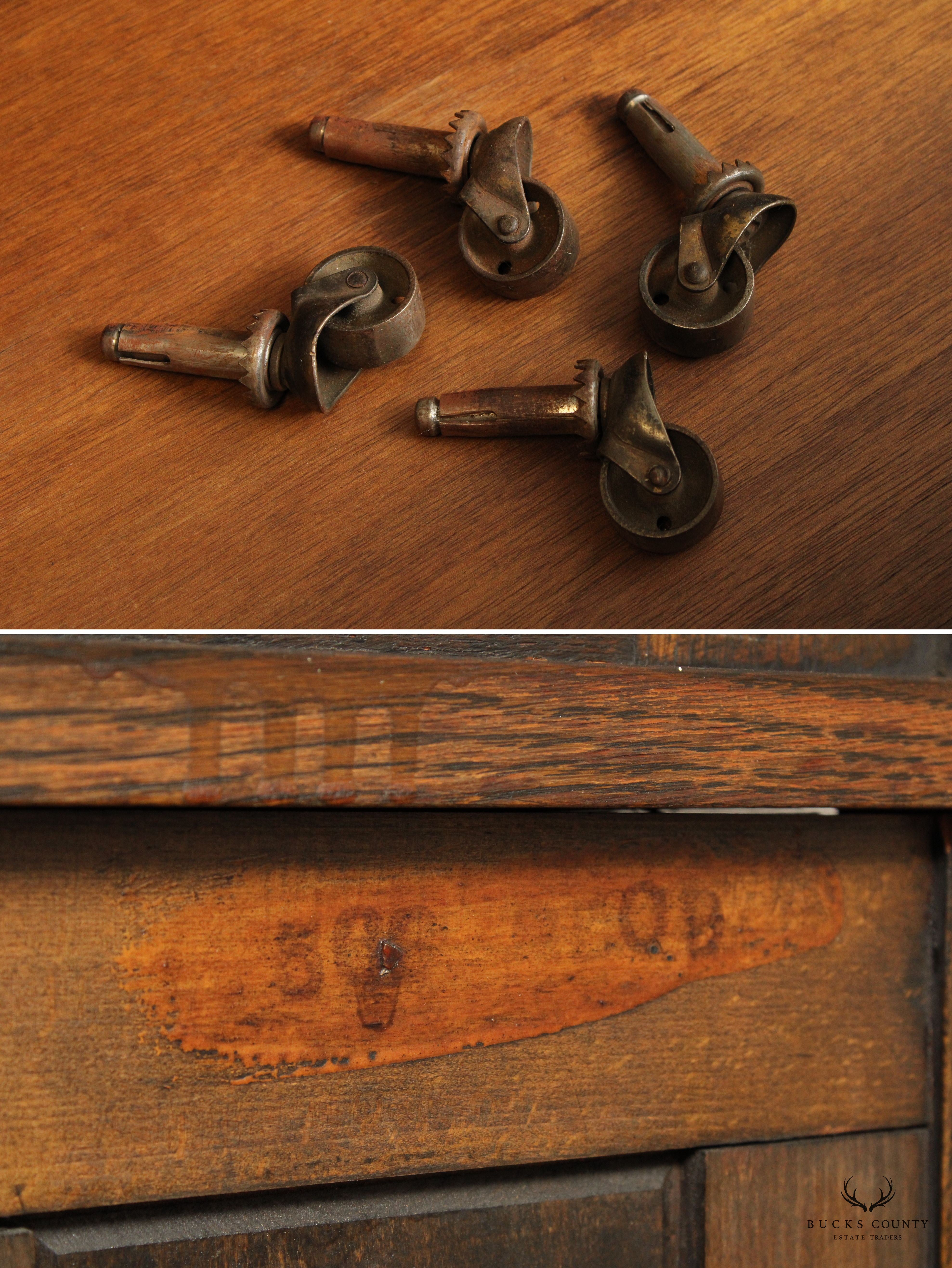 STICKLEY BROTHERS ANTIQUE MISSION OAK SIDEBOARD