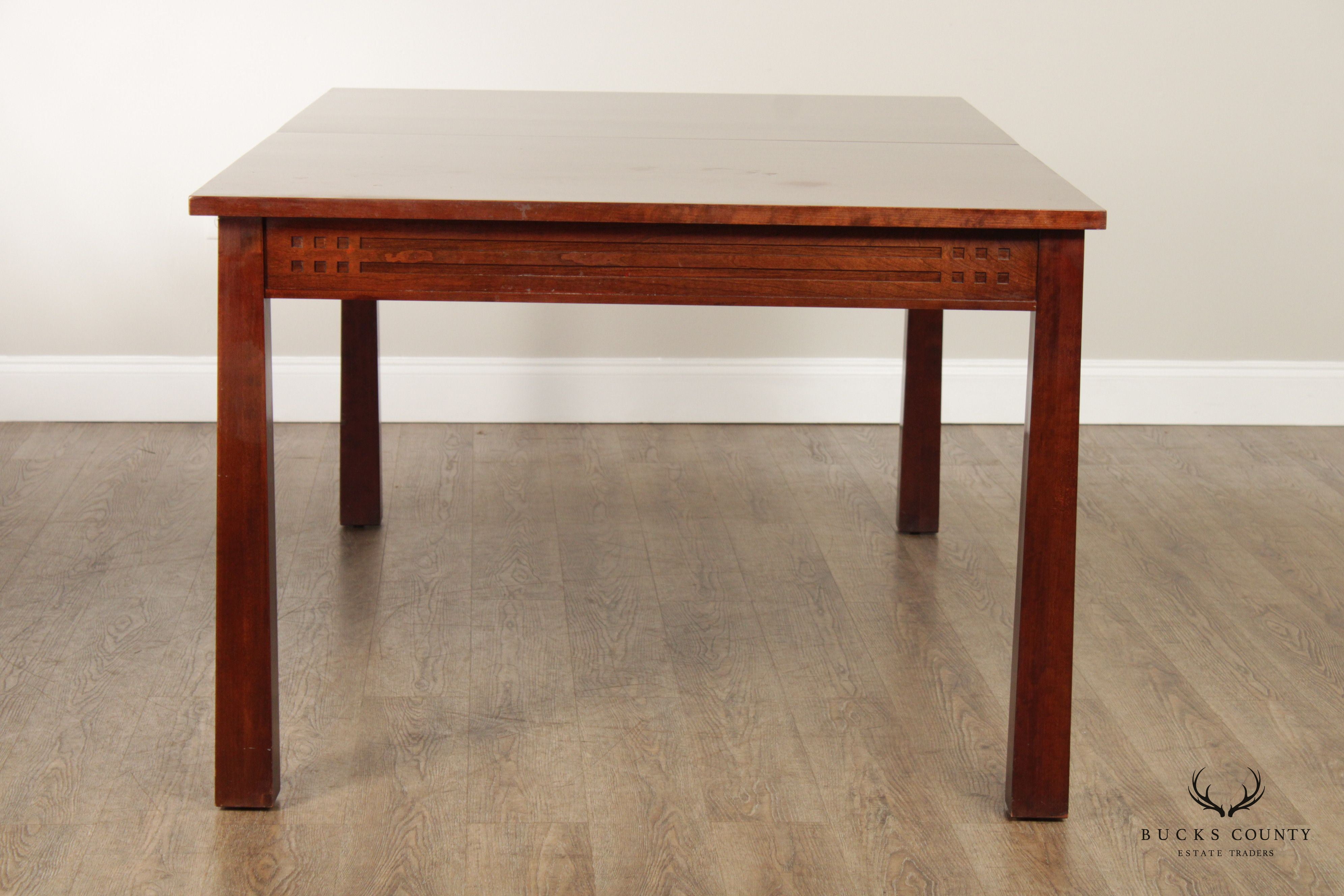 Stickley Edinburgh Collection Cherry Expandable Glasgow Dining Table