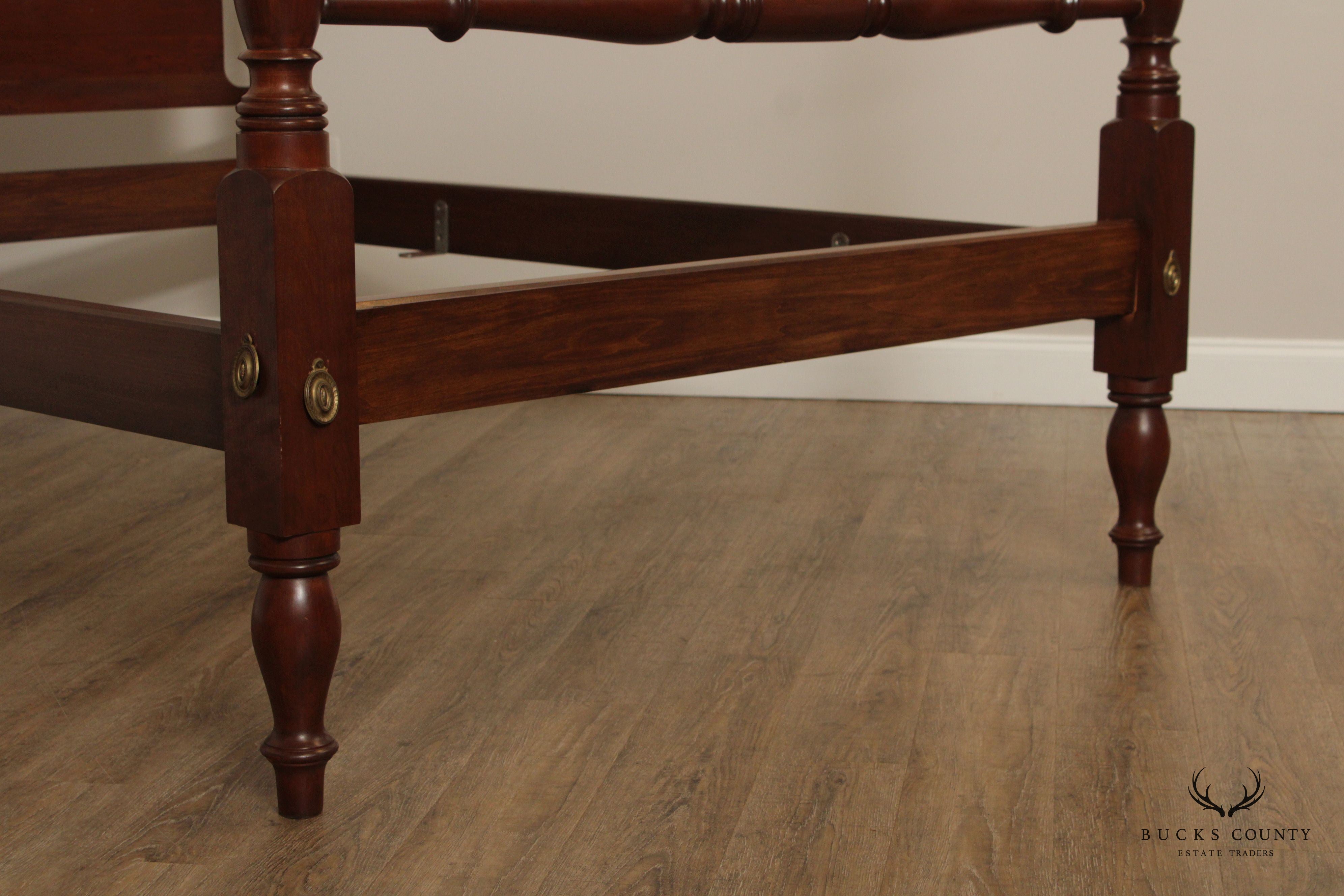 Custom Crafted Cherry Full Size Acorn Finial Poster Bed