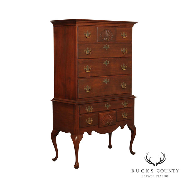 Alvin Rothenberger Bench Made Queen Anne Style Mahogany Highboy
