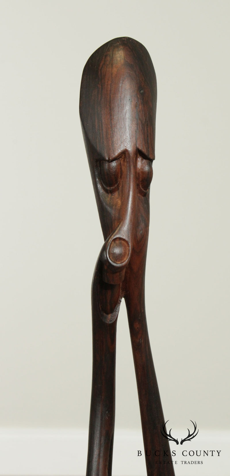 Vintage African Hand Carved Rosewood Sculpture
