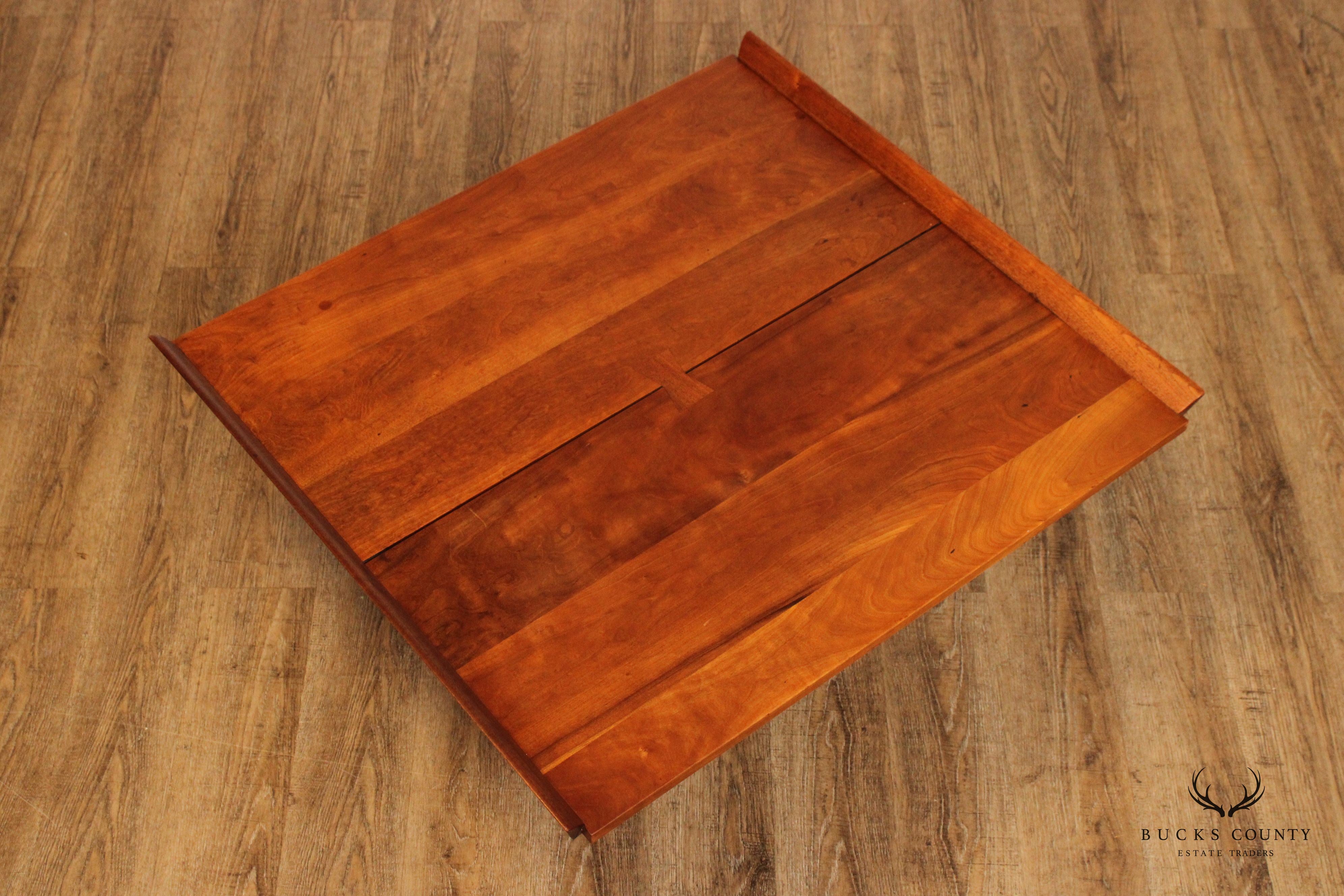 George Nakashima Studio Cherry and Walnut Milk House Coffee Table