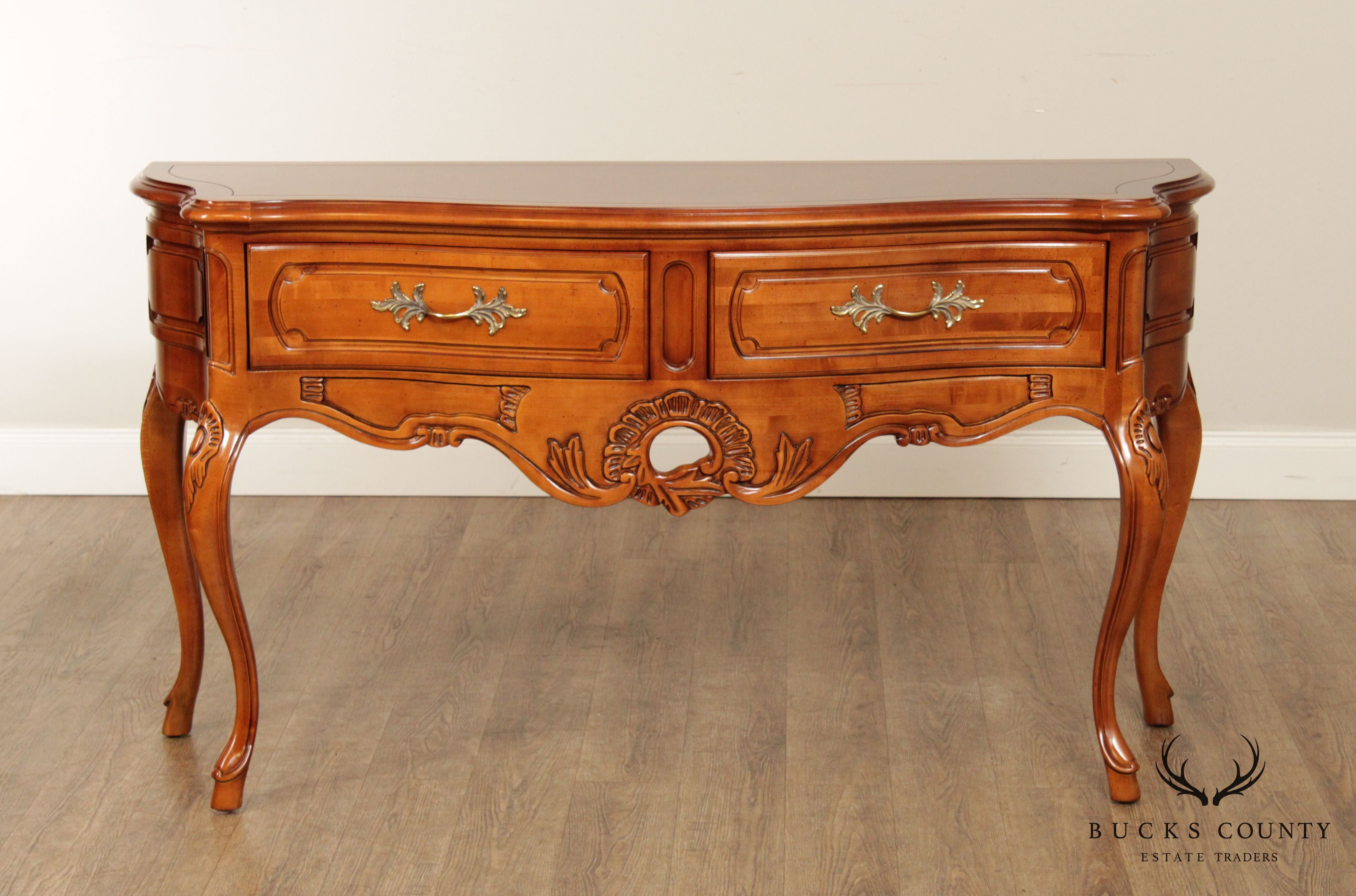 Century French Louis XV Style Cherry Sideboard