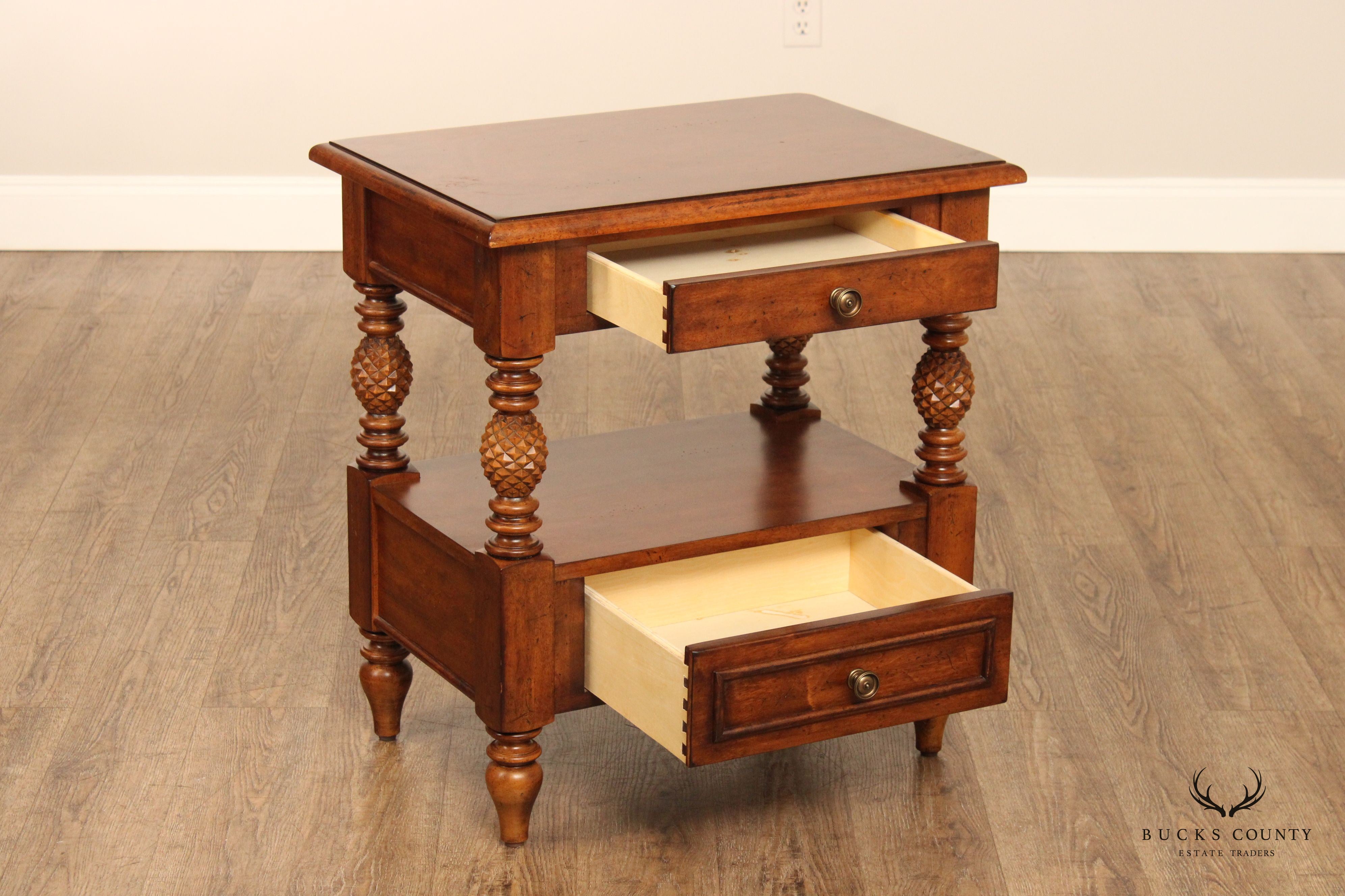 Stanley Furniture Traditional Two Tier End Table