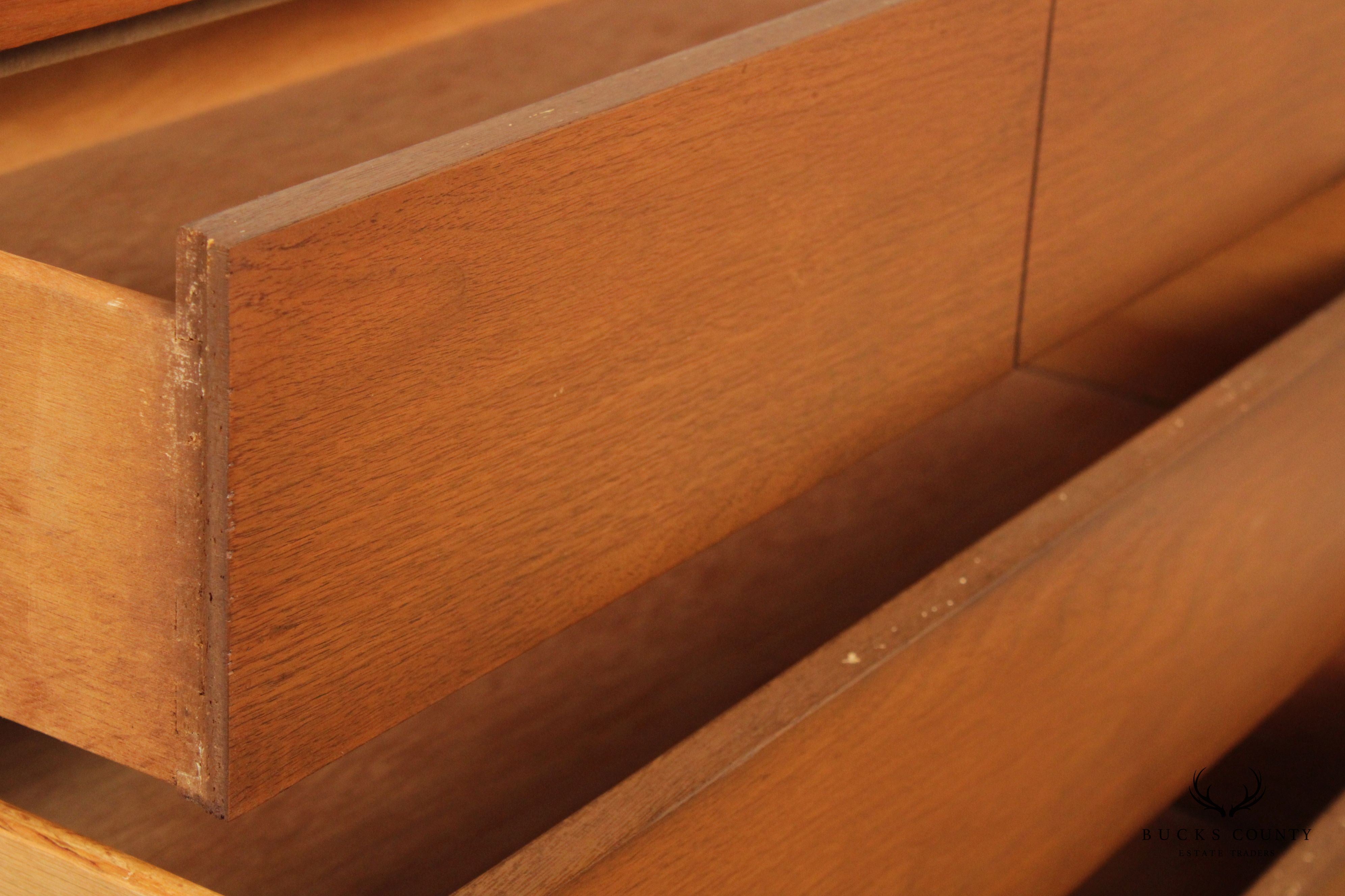 Mid Century Modern Walnut High Chest of Drawers