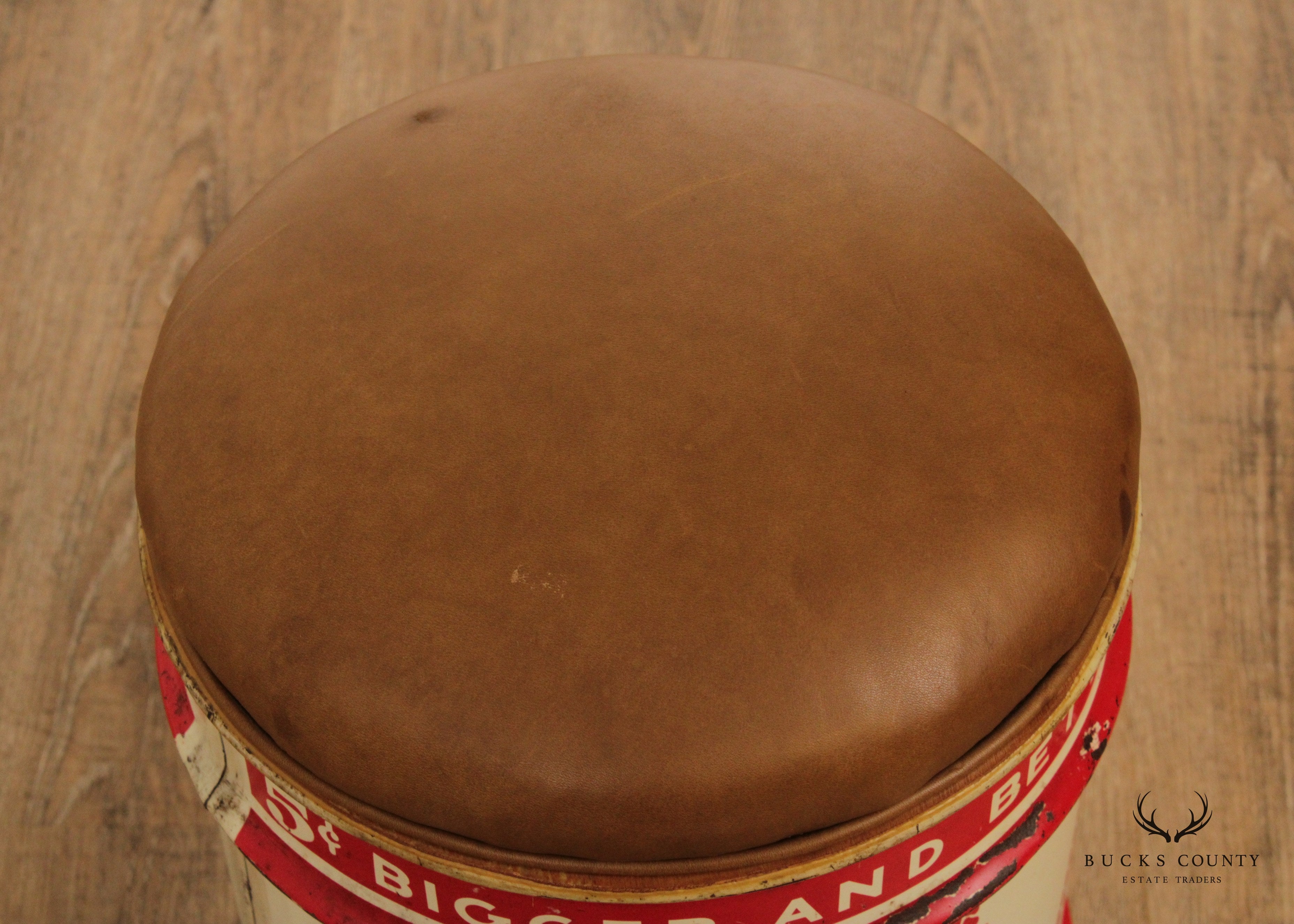 Vintage Pepsi Cola 10-Gallon Barrel Stool