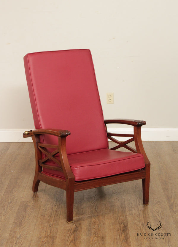 Antique Edwardian Reclining Morris Lounge Chair