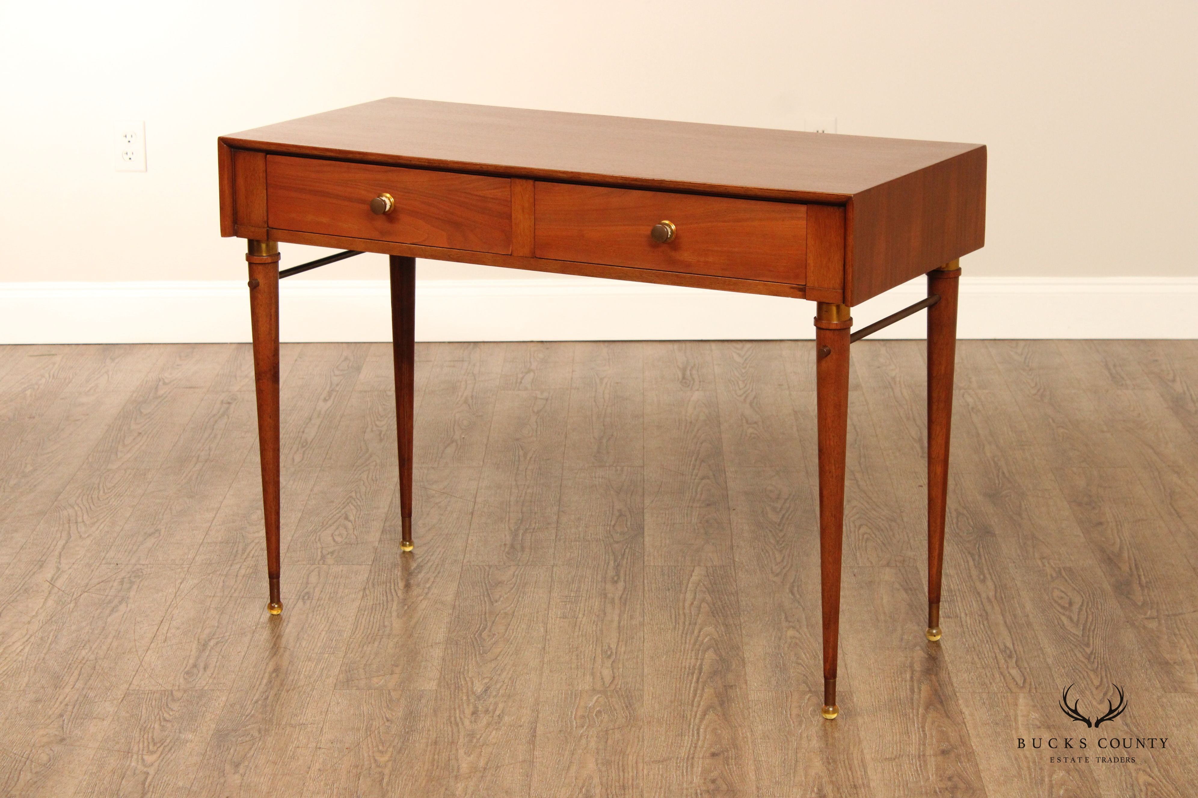 Mid Century Modern Walnut Writing Desk