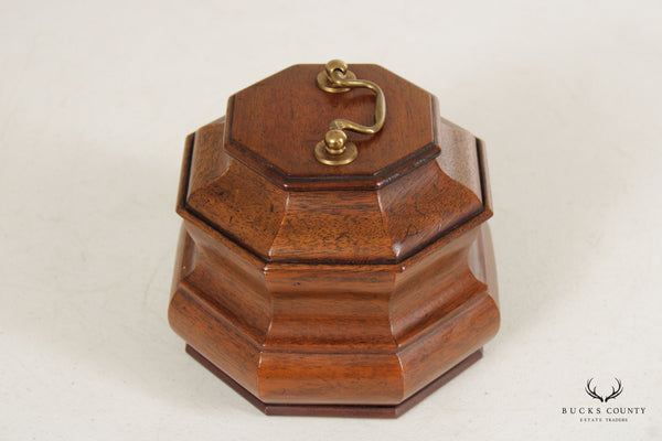 Colonial Williamsburg Style Vintage Mahogany Tea Caddy – Bucks County ...