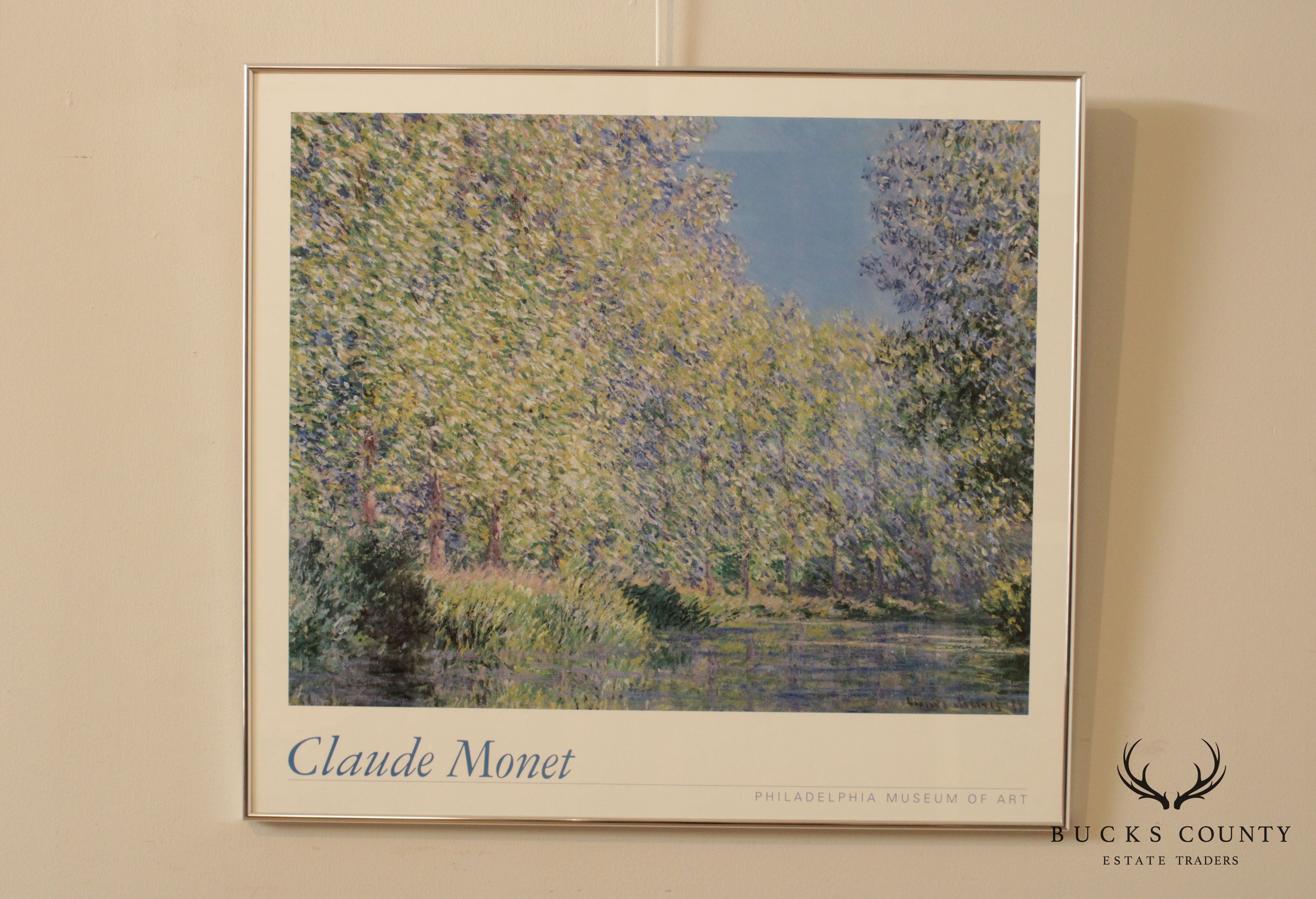 Claude Monet Museum Art Print, 'Bend in the Epte River near Giverny'