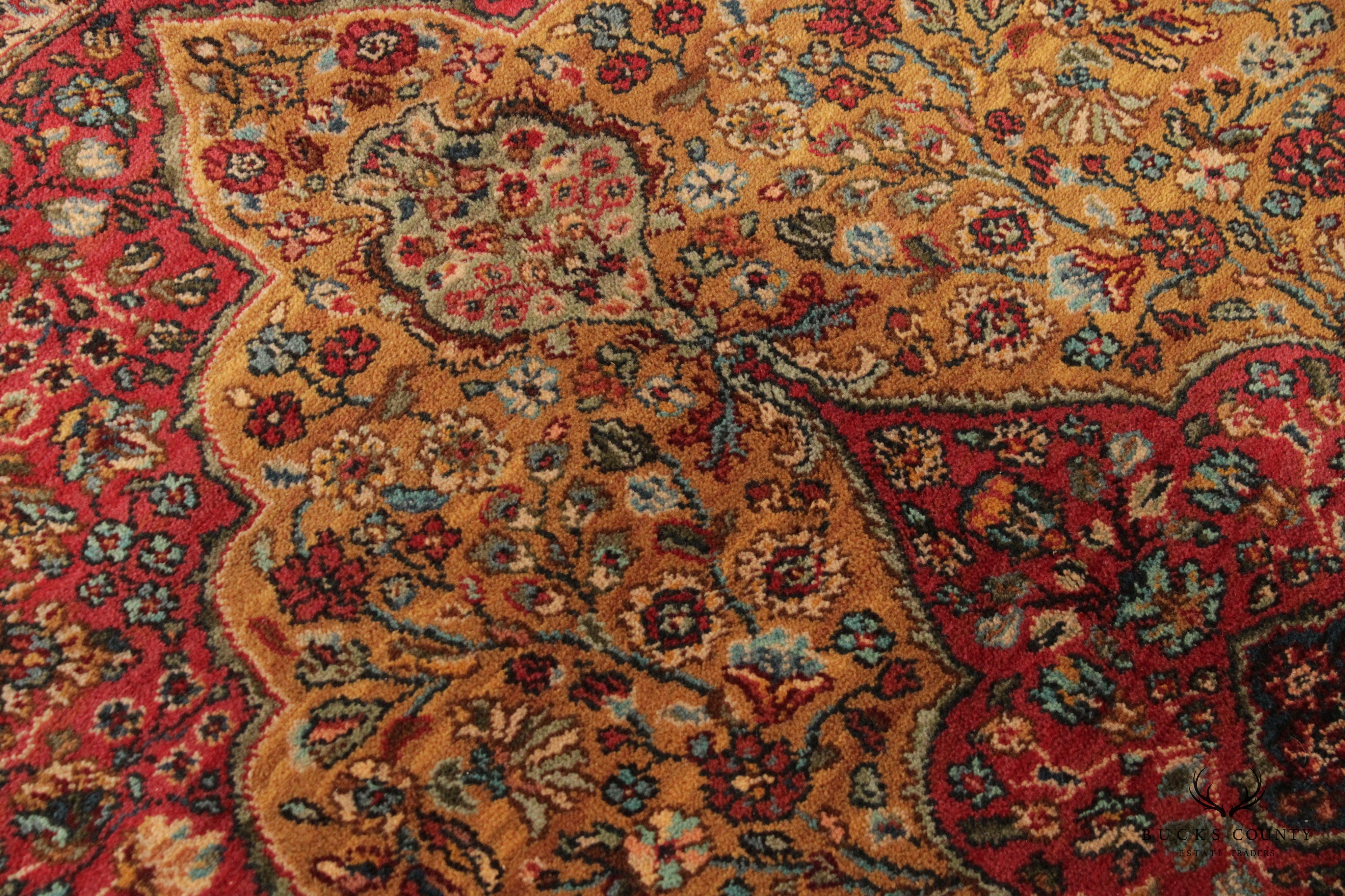 Karastan Medallion Kirmin 5' 9 Inch x 9' Wool Area Rug