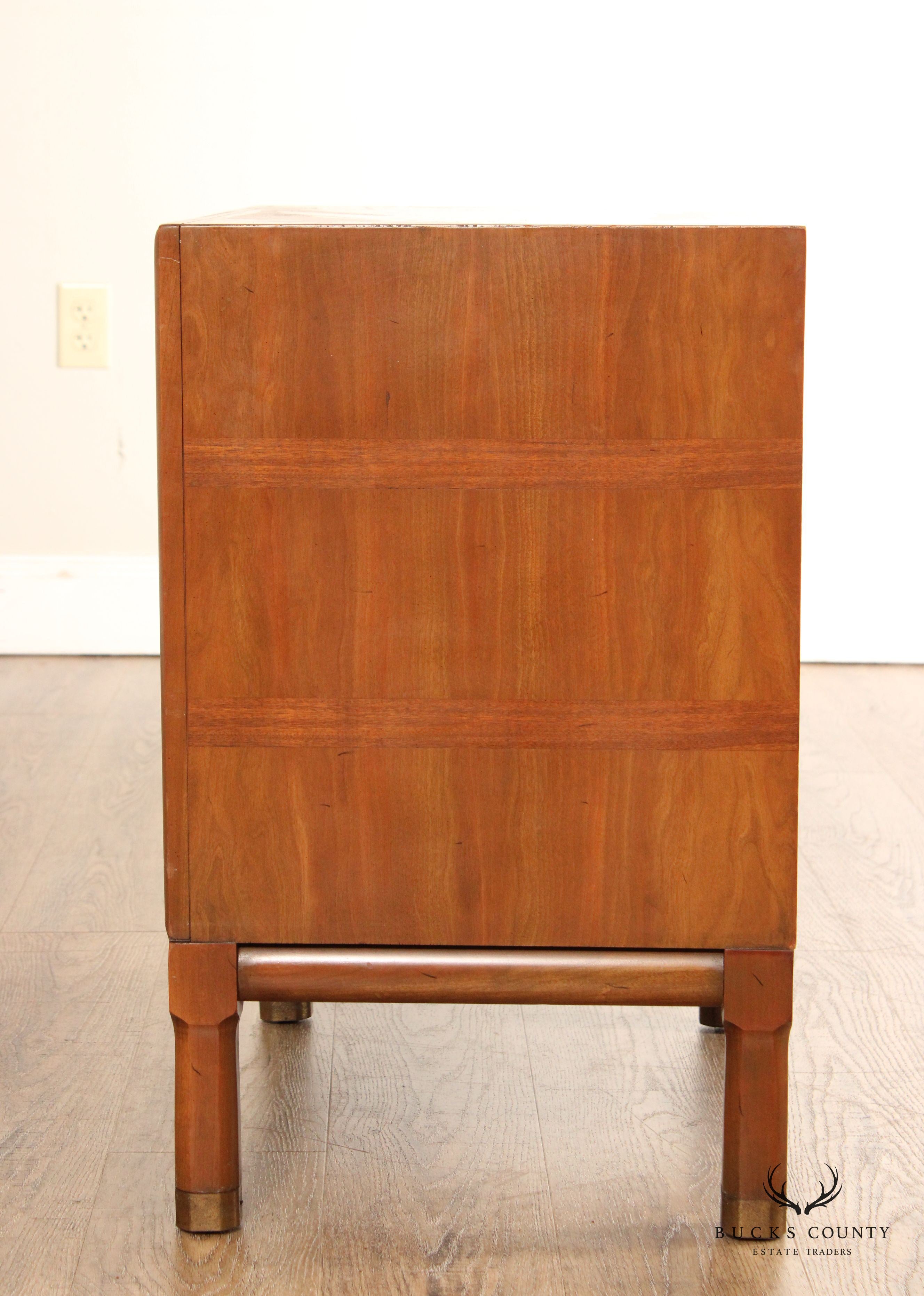 Thomasville Mid Century modern Campaign Style Talisman Nightstand