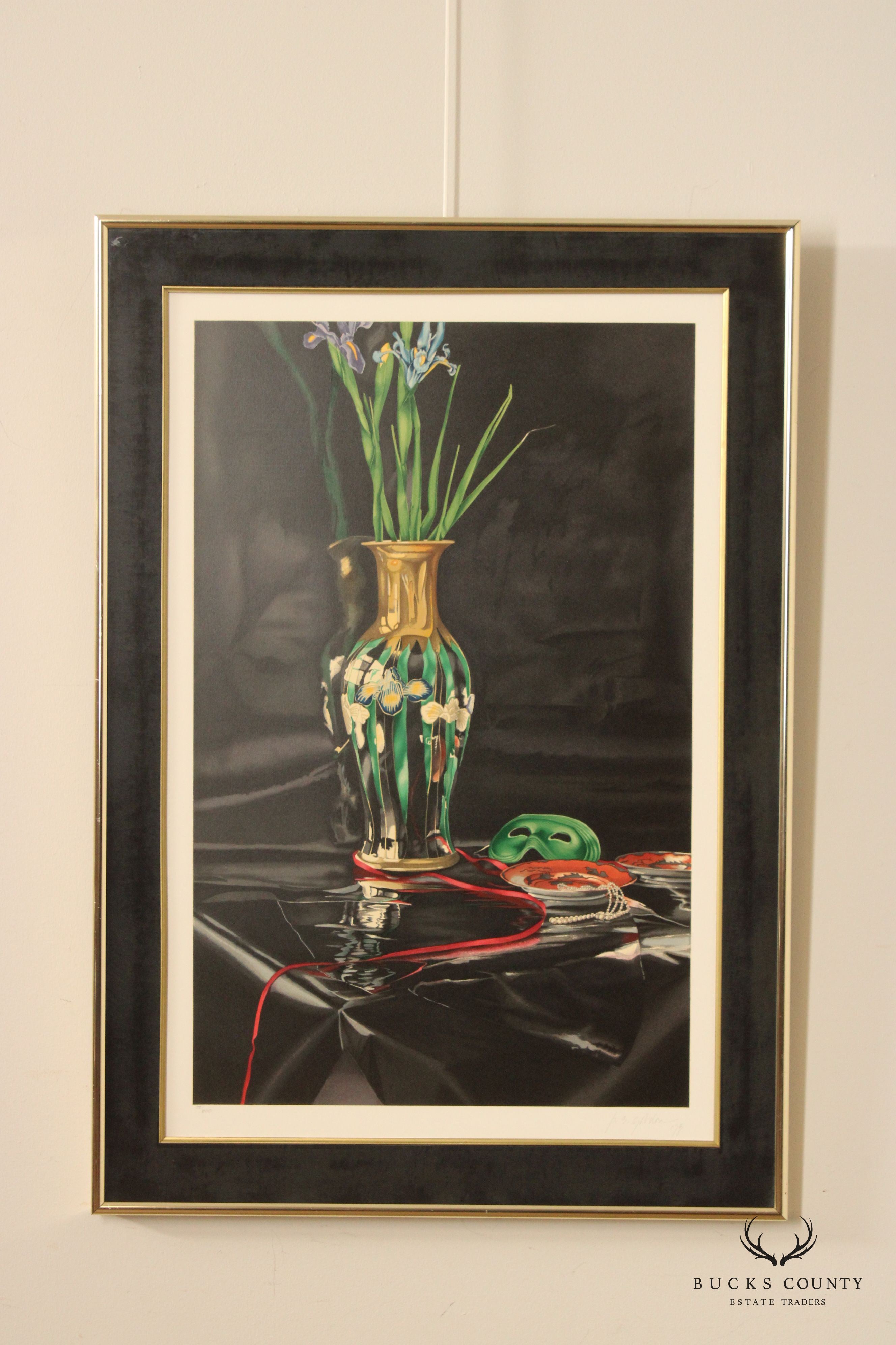 Patrick S. Gordon 'Basic Black with Pearls' Limited Edition Silkscreen