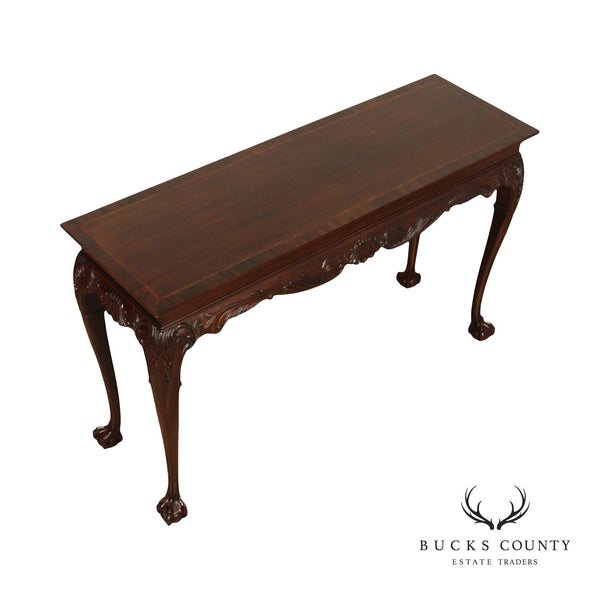 Drexel Heritage 'Heirlooms' Georgian Style Mahogany Console Table