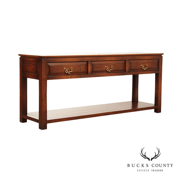 Rustic European Style Sideboard Server or Console Table
