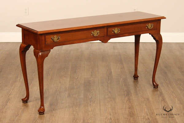 Stickley Queen Anne Style Cherry Console Table
