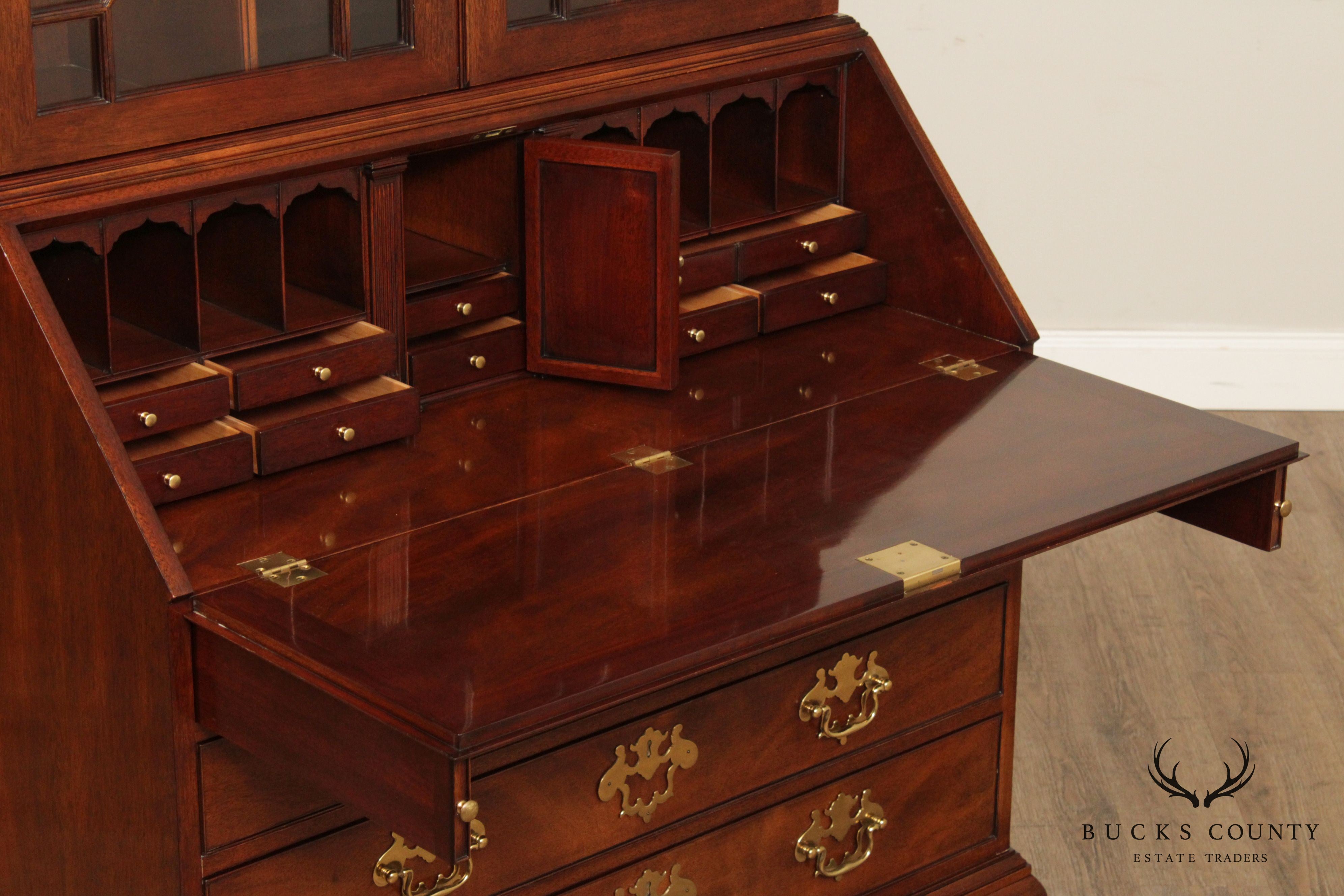 Kindel National Trust for Historic Preservation Collection Mahogany Secretary Desk