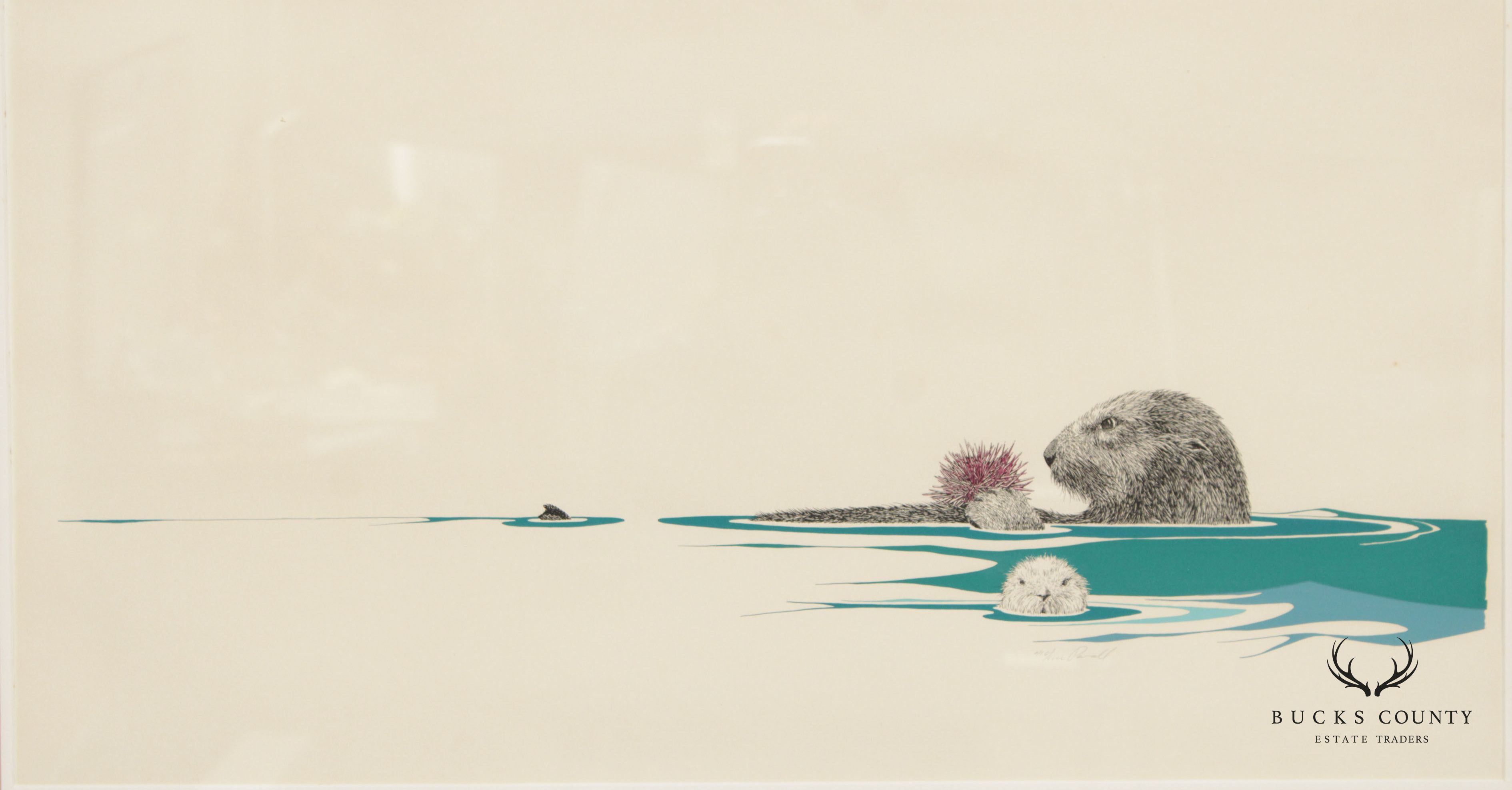 Peter Parnall "Sea Otter" Serigraph