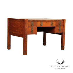 Stickley Brothers Antique Mission Oak Arts & Crafts Writing Desk