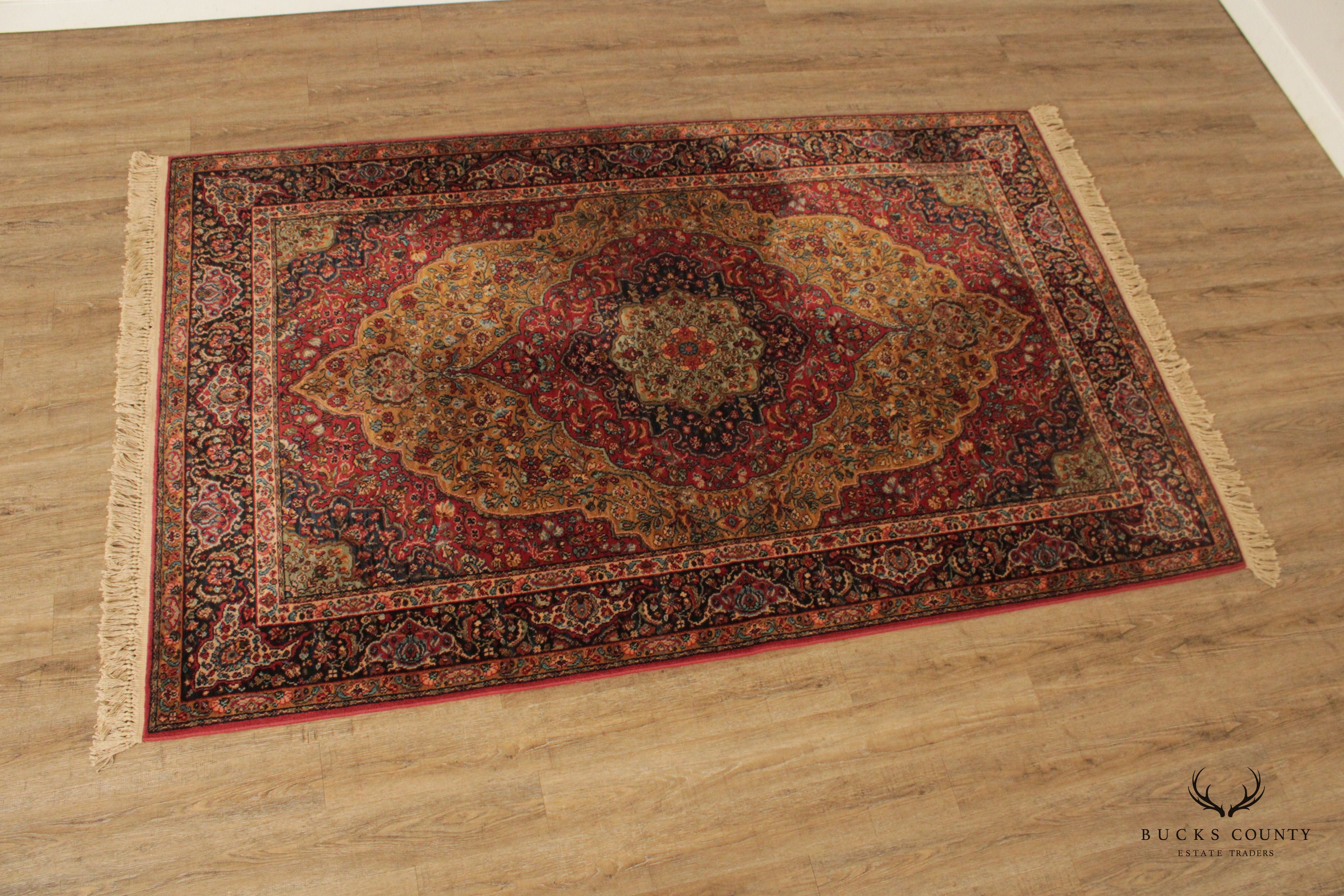 Karastan Medallion Kirmin 5' 9 Inch x 9' Wool Area Rug