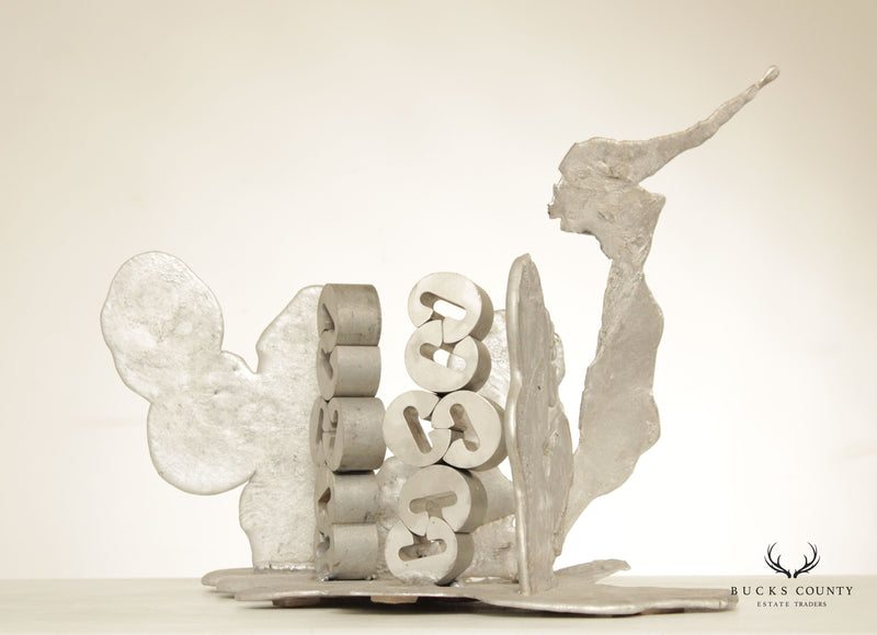 Joe Seltzer Abstract 'Aluminum C's' Metal Sculpture