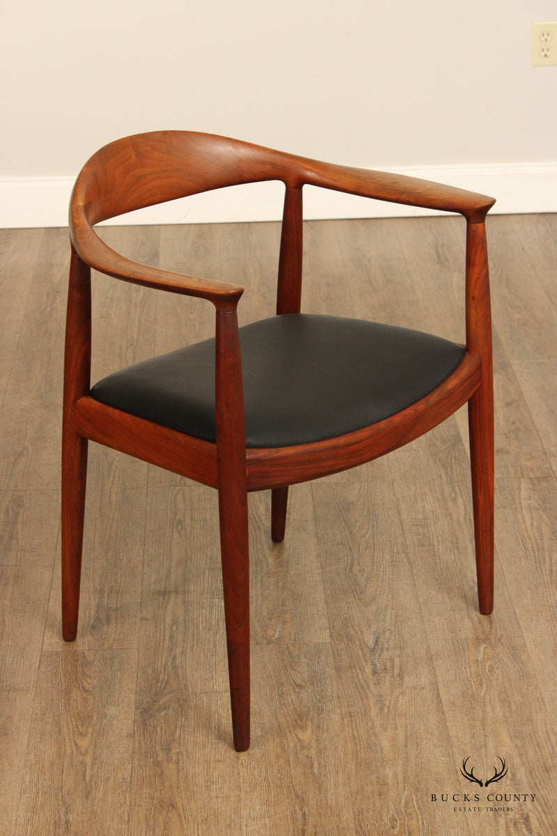 Hans Wegner For Johannes Hansen Danish Modern Pair 'The Chair' Armchairs