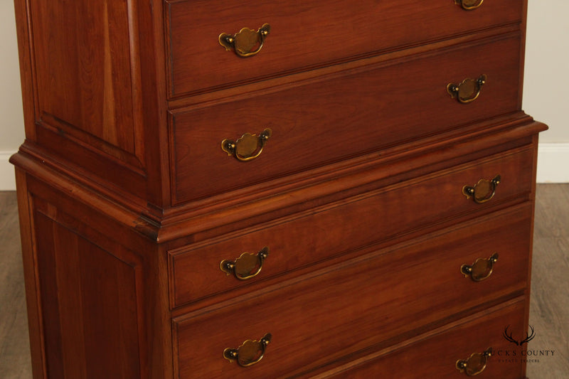 Fine Chippendale Figured Cherrywood Chest of Drawers, Pennsylvania, circa  1775, Important Americana: Furniture and Folk Art, 2021