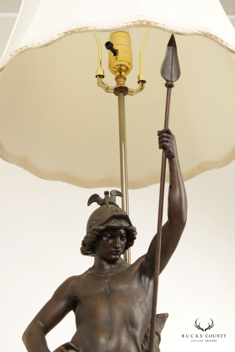 Emile Louis Picault 'Jason' Statue Converted Table Lamp