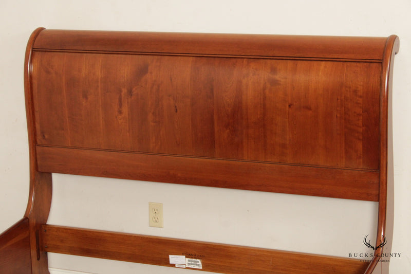 Ethan Allen Maison Collection Cherry Queen Sleigh Bed