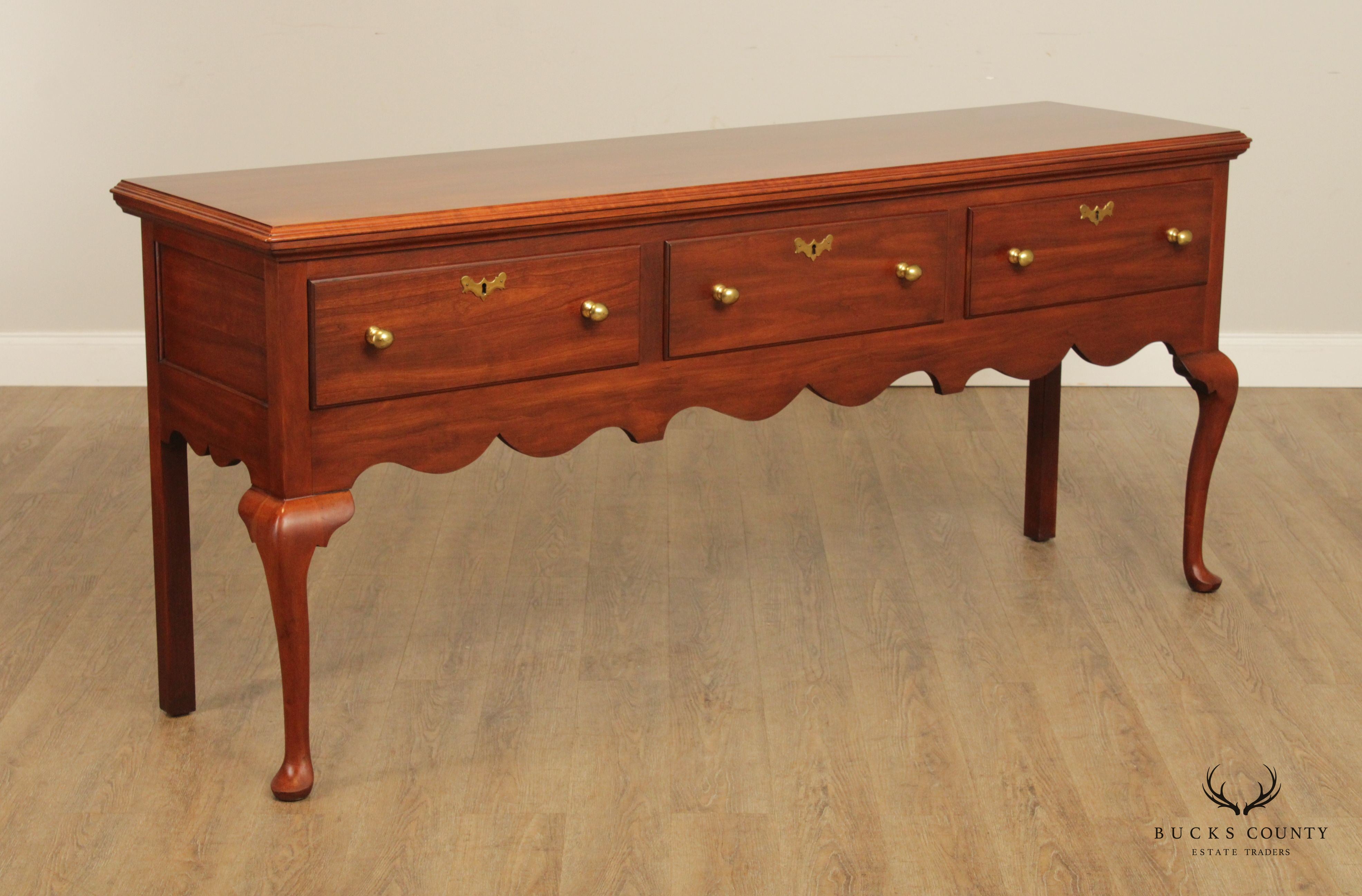 Henkel Harris Jamestown Colonial Black Cherry Sideboard