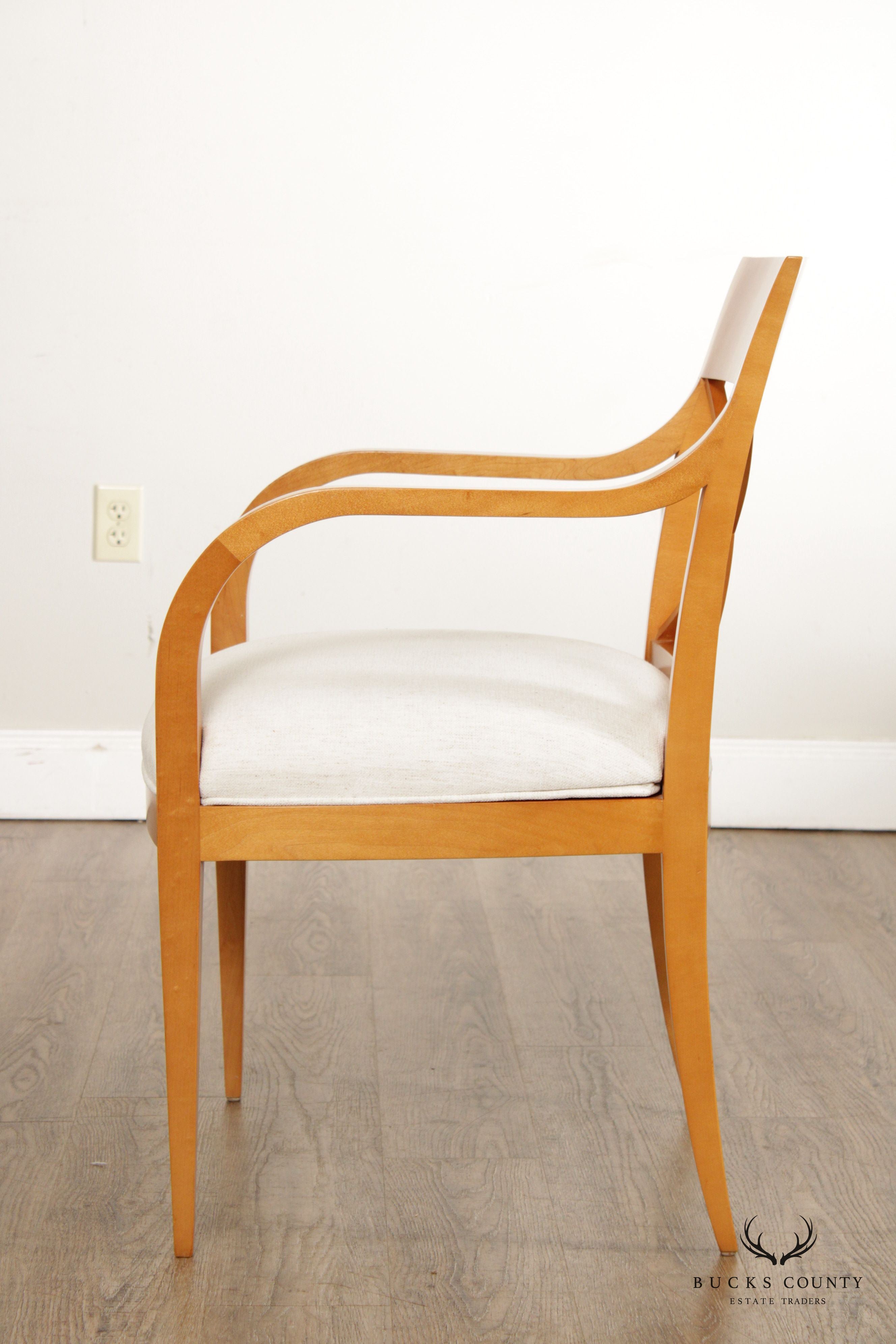 Michael Vanderbyl for Baker Furniture Set of Eight 'Archetype' Dining Chairs