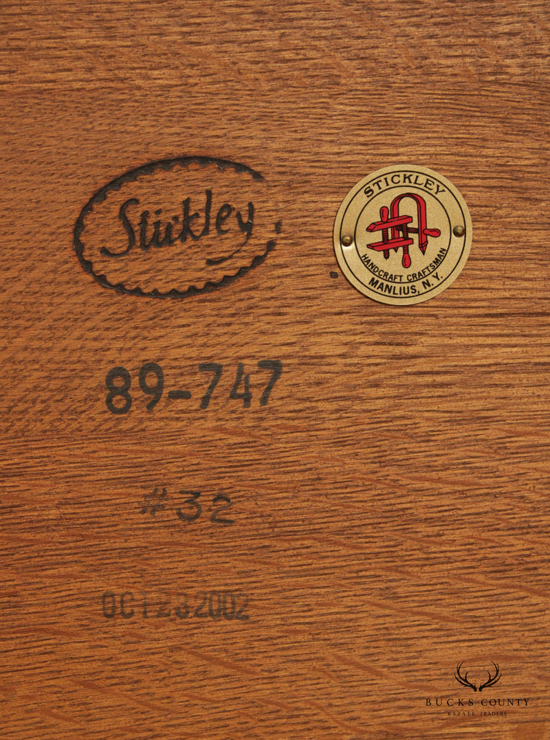 Stickley Mission Collection Oak Square Lamp Table