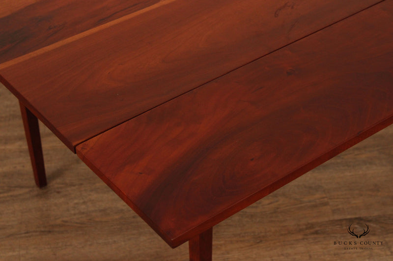 Ray Curran Studio Made Walnut Drop Leaf Dining Table