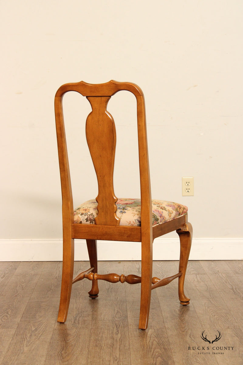 Ethan Allen 'Circa 1776' Set of Six Maple Dining Chairs