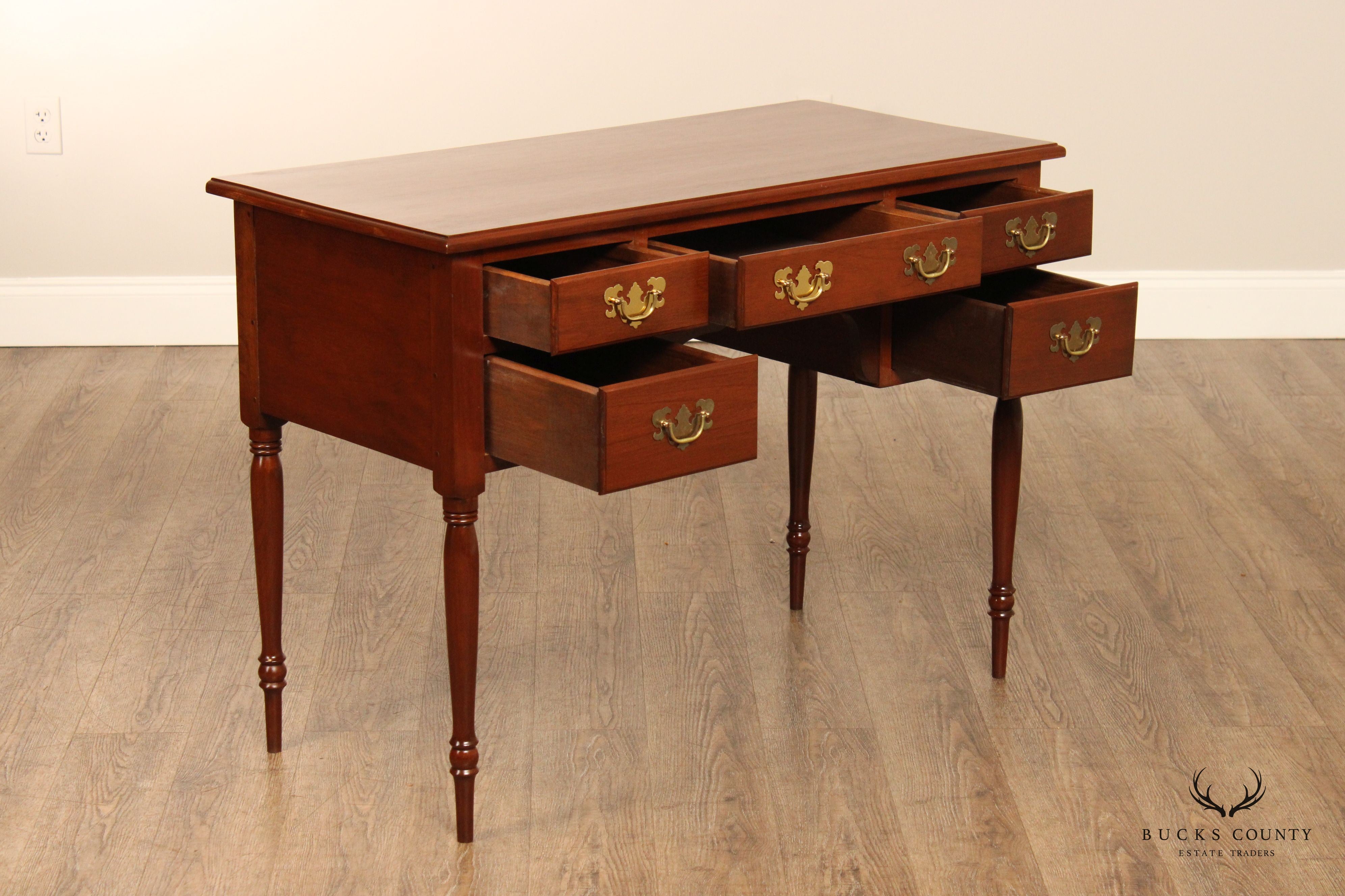 Sheraton Style Custom Quality Cherry Writing Desk