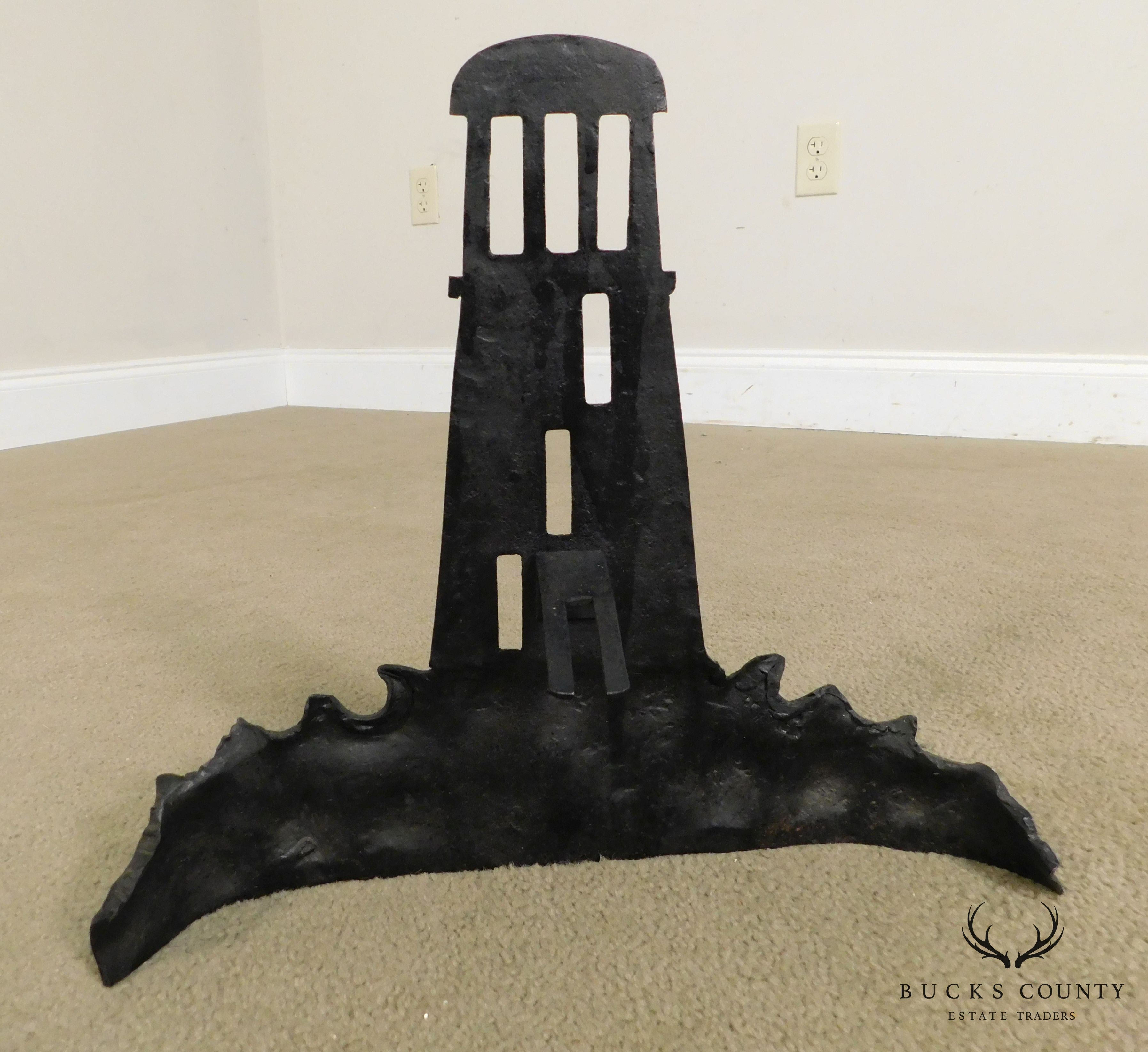 Vintage Ornamental Iron Light House