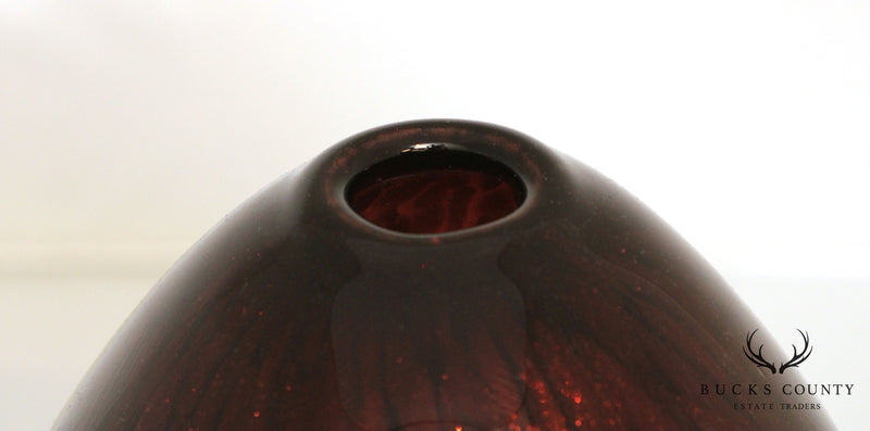 Vintage Handblown Glass Art Vase