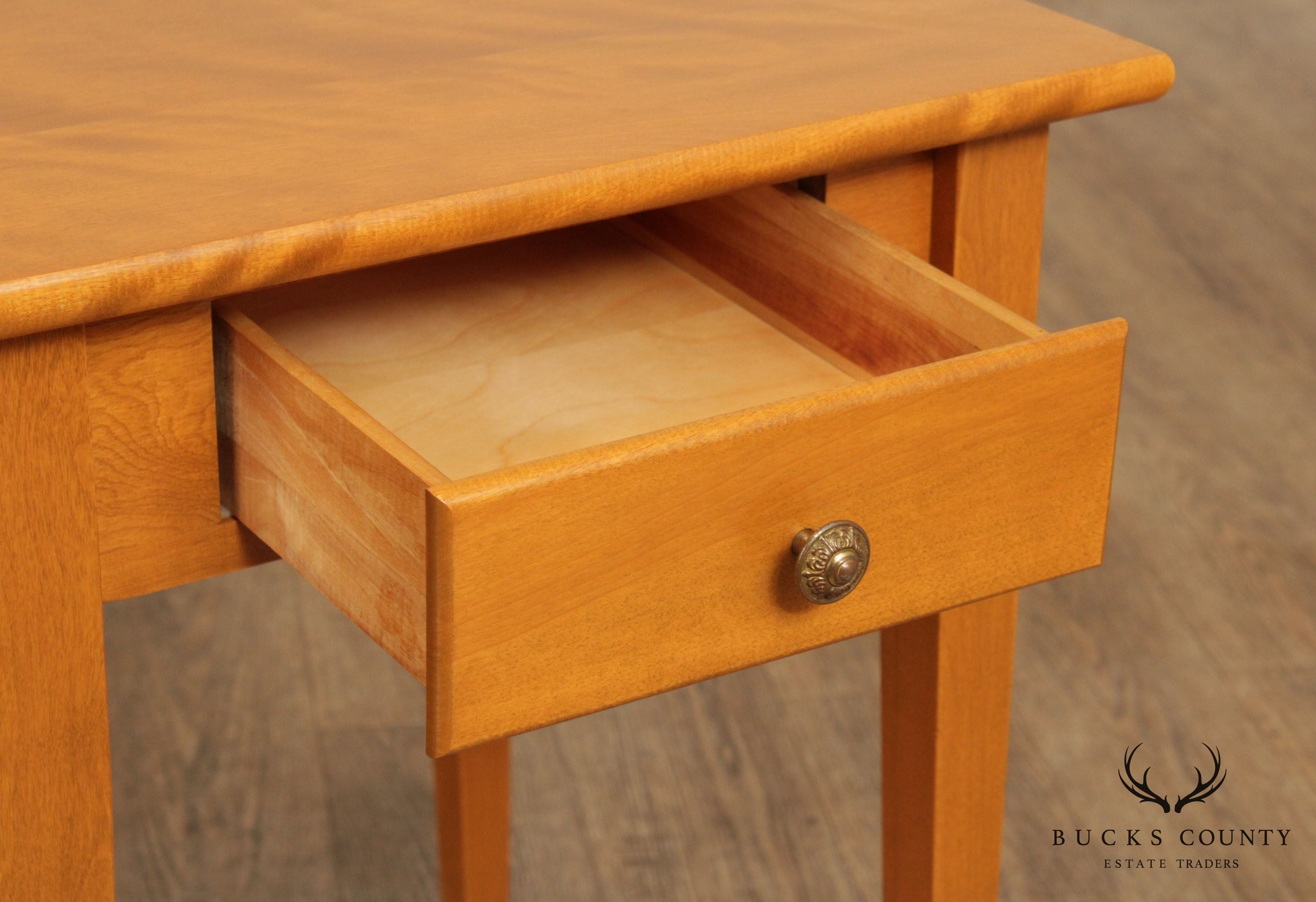 College Woodwork Shaker Style Birch Side Table