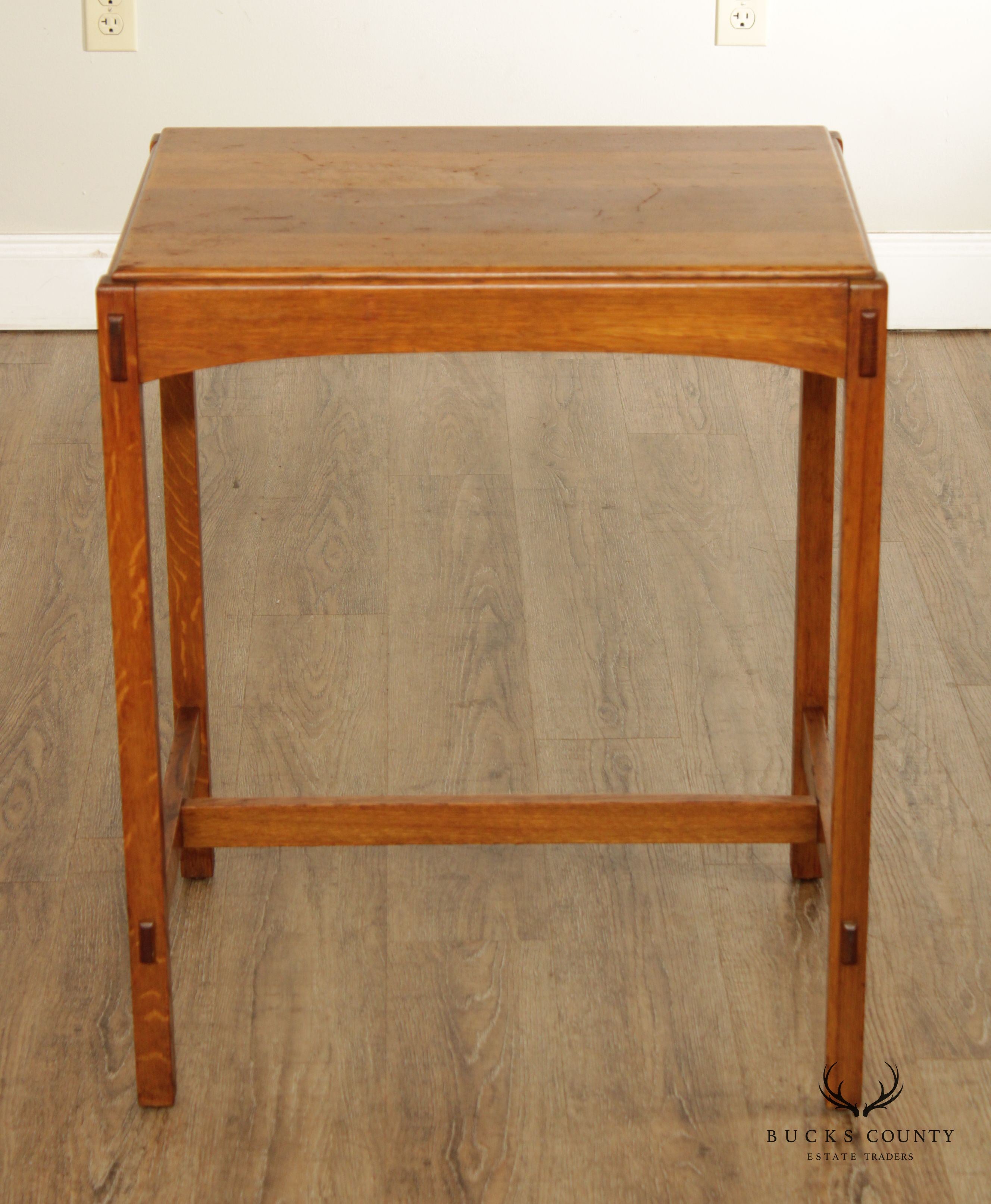 Limbert Antique Arts & Crafts Mission Oak Table