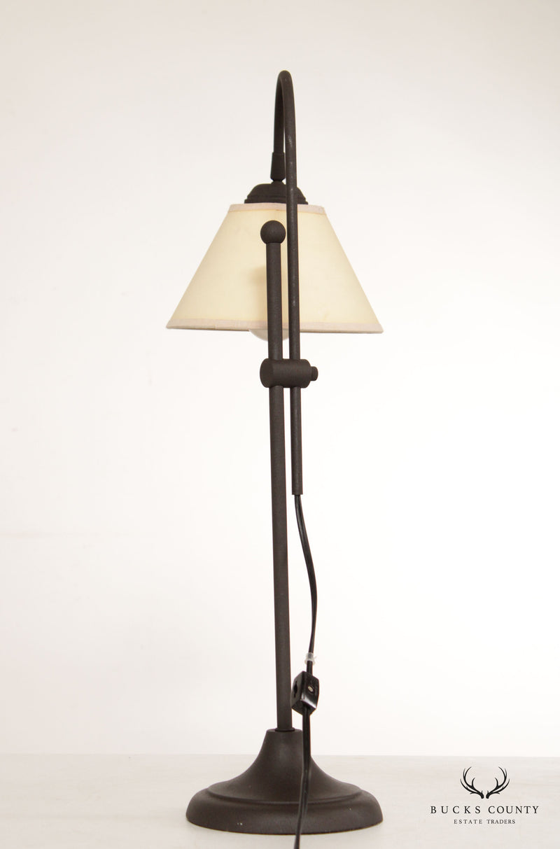 Rustic Style Bronzed Table Lamp with Shade