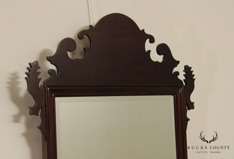 Stickley Chippendale Style Mahogany Wall Mirror