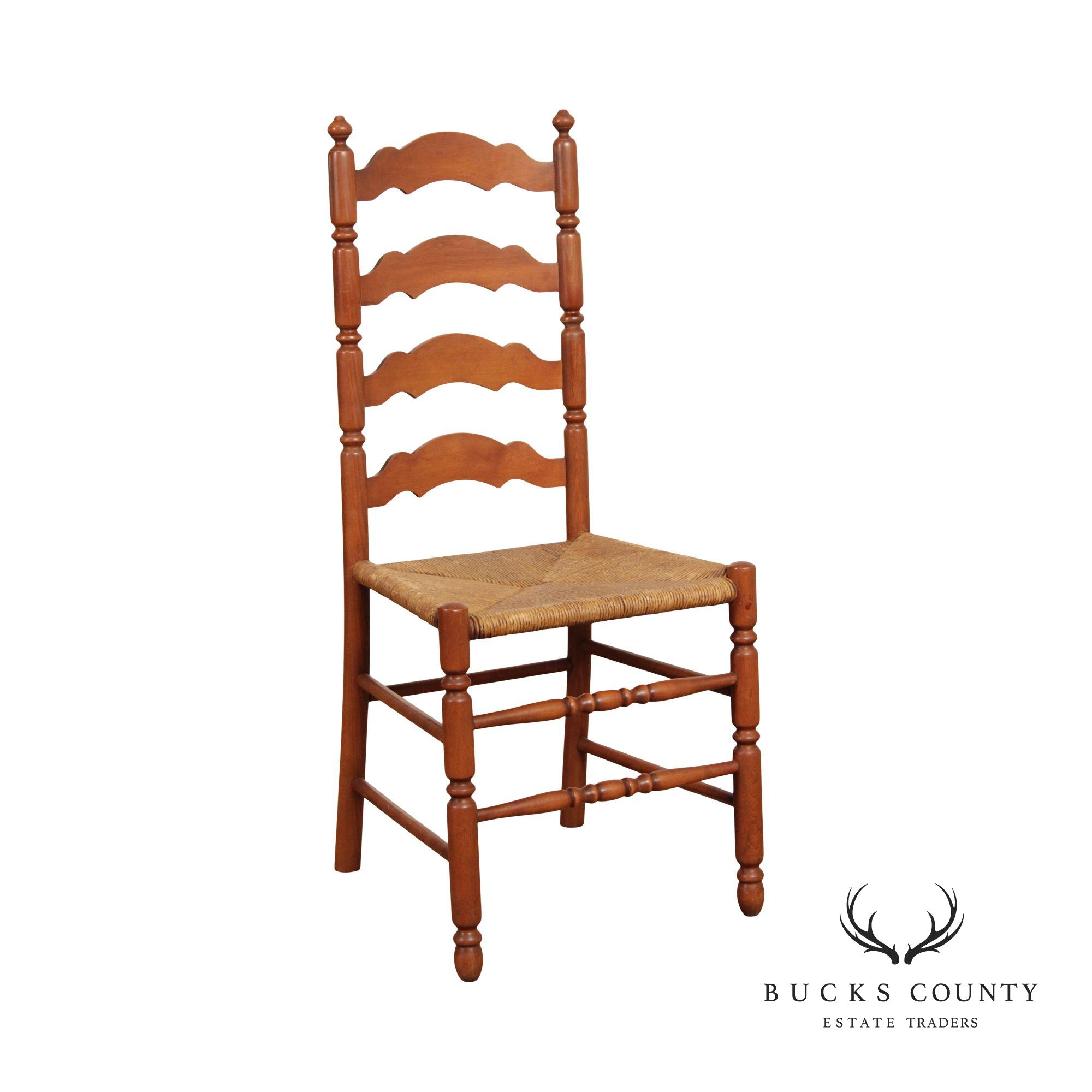 Tell City Vintage Rush Seat Ladderback Dining Chair