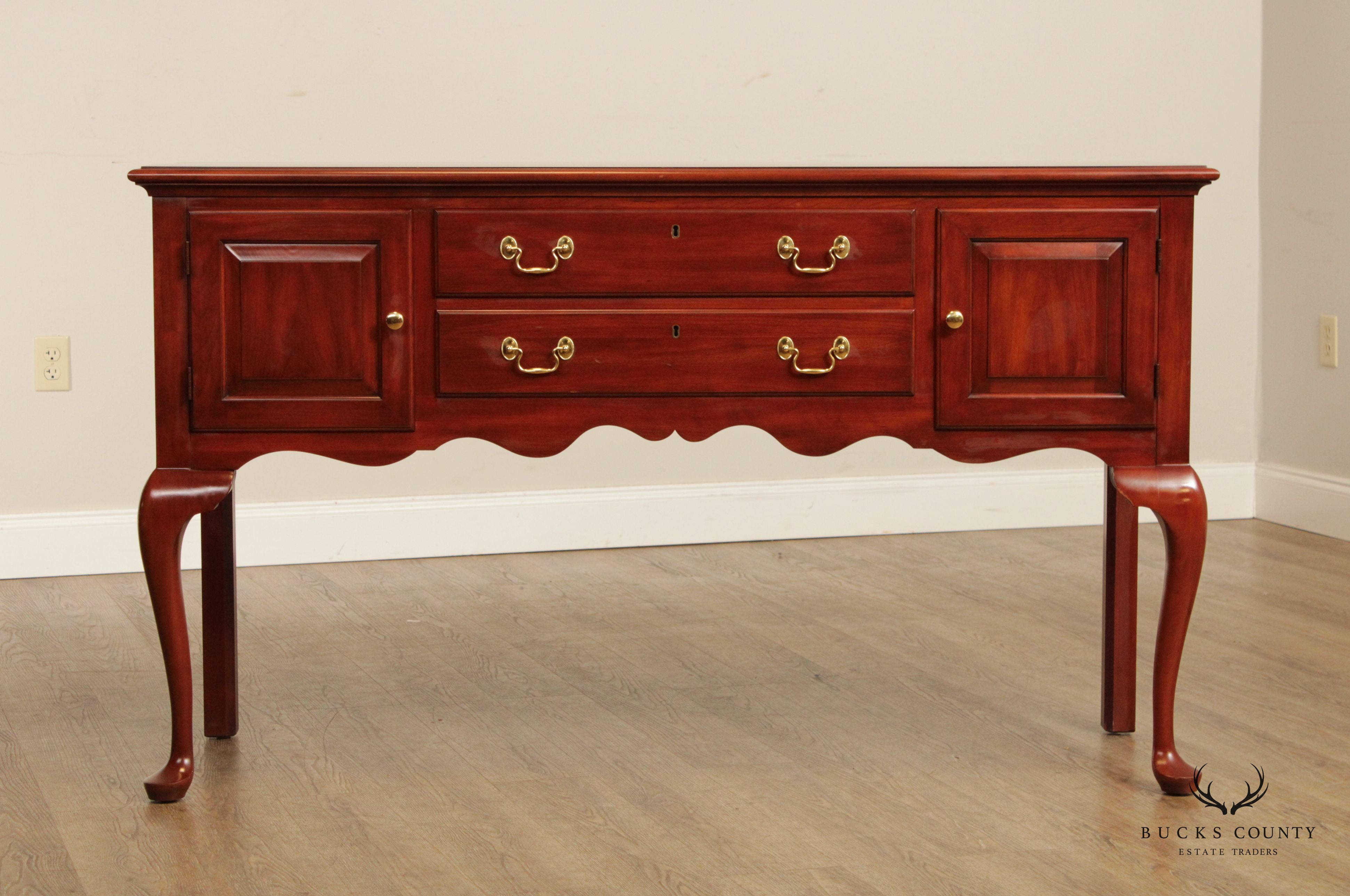 Henkel Harris Colonial Style Wild Black Cherry Sideboard