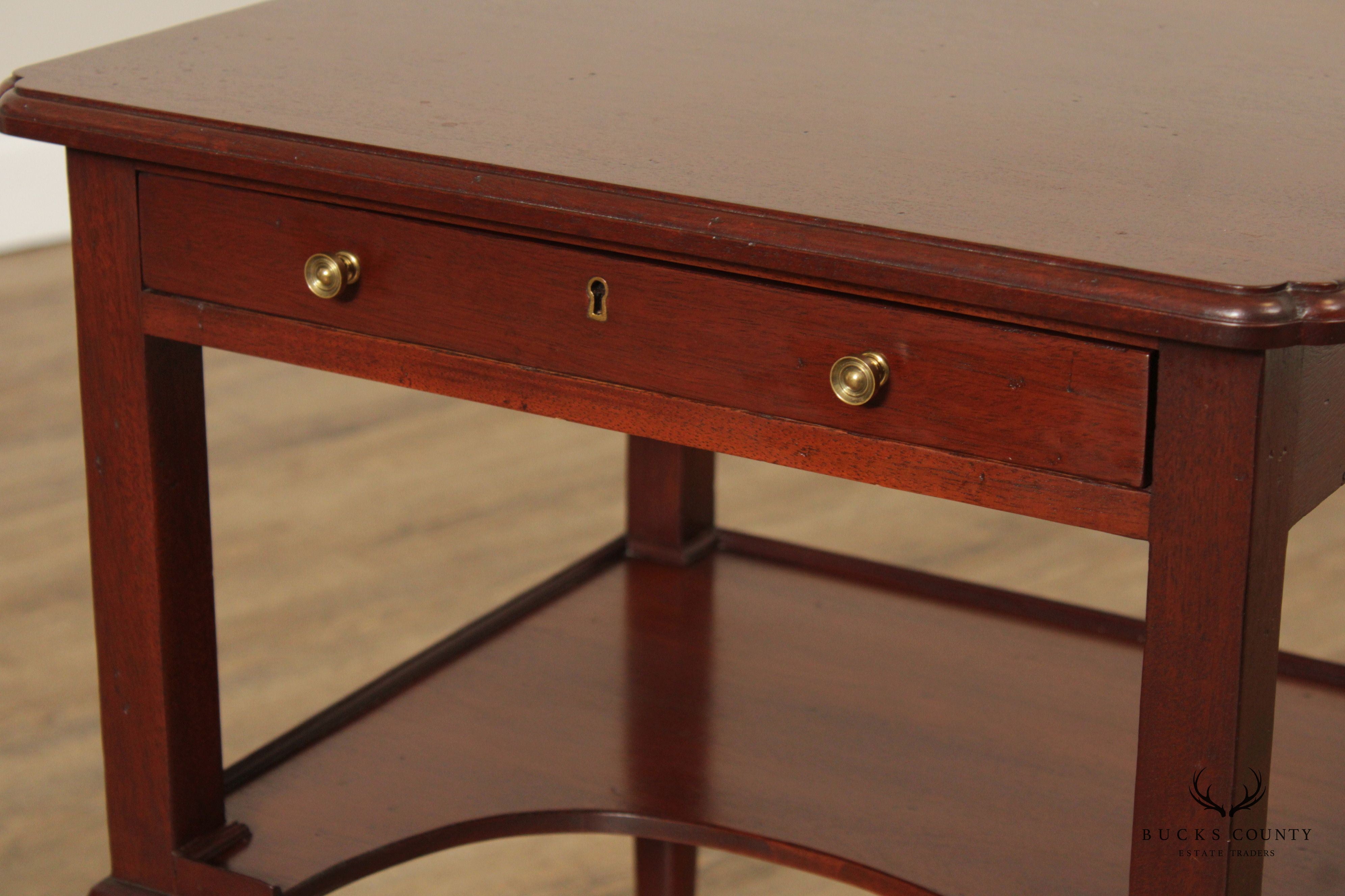 Southampton Queen Anne Style Mahogany Side Table